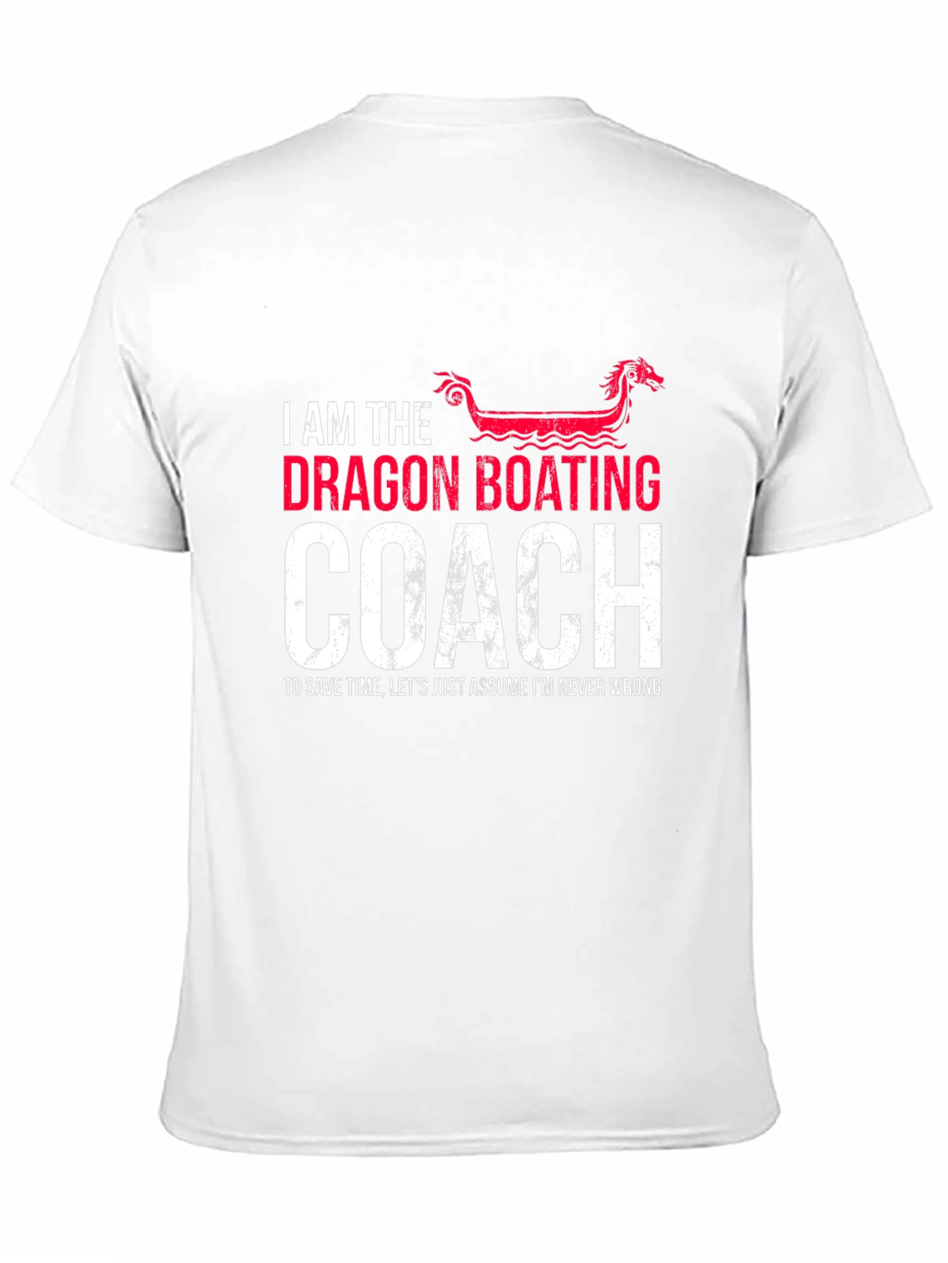 Dragon Boating Coach Novelty T-Shirt