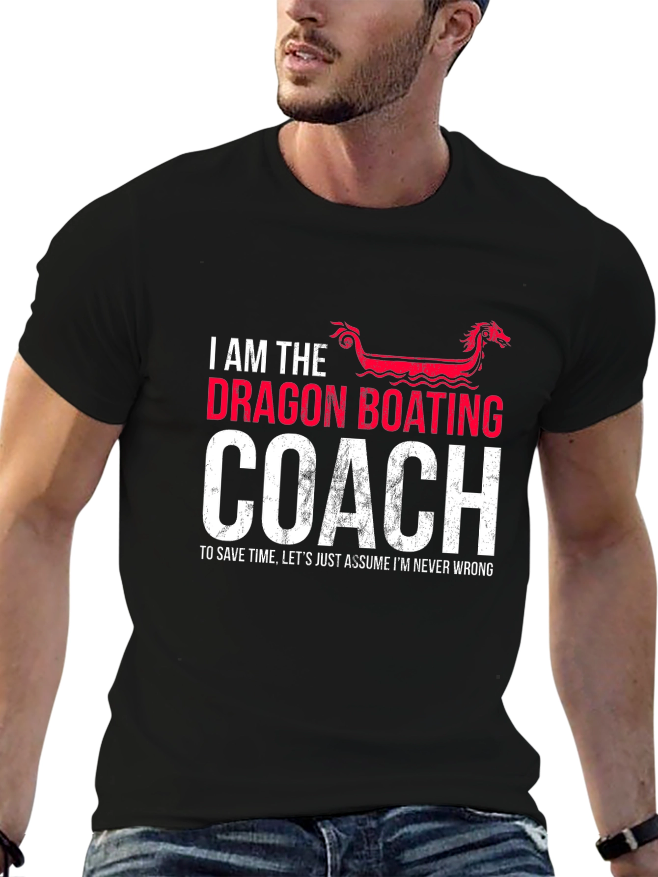 Dragon Boating Coach Novelty T-Shirt