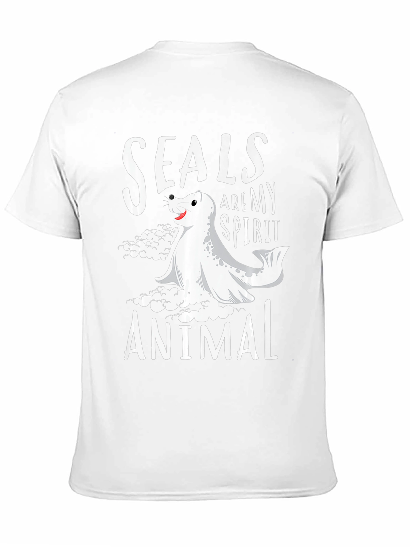 Seals Are My Spirit Animal Black T-Shirt