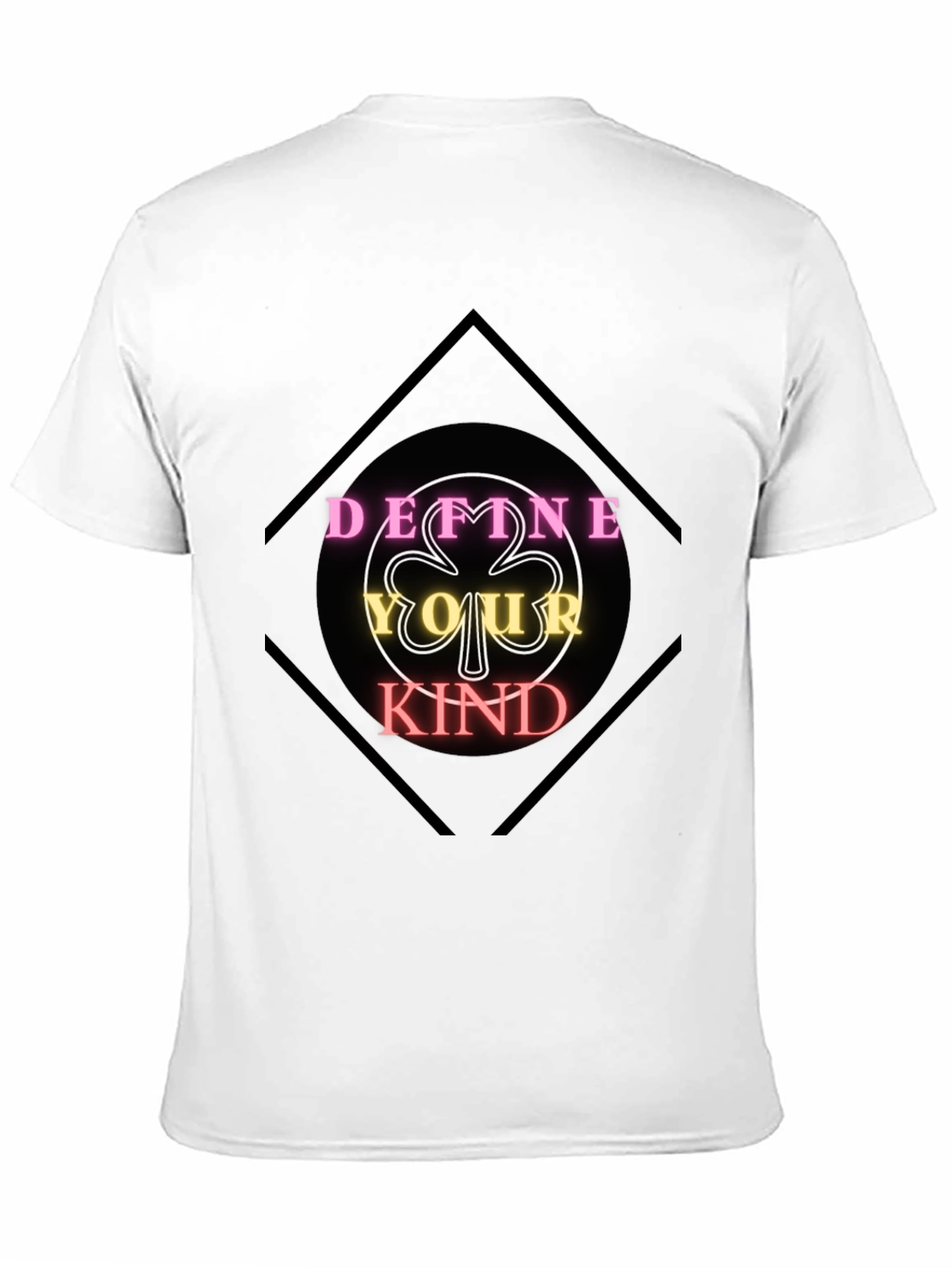 Define Your Kind Graphic Tee - Black Cotton Shirt