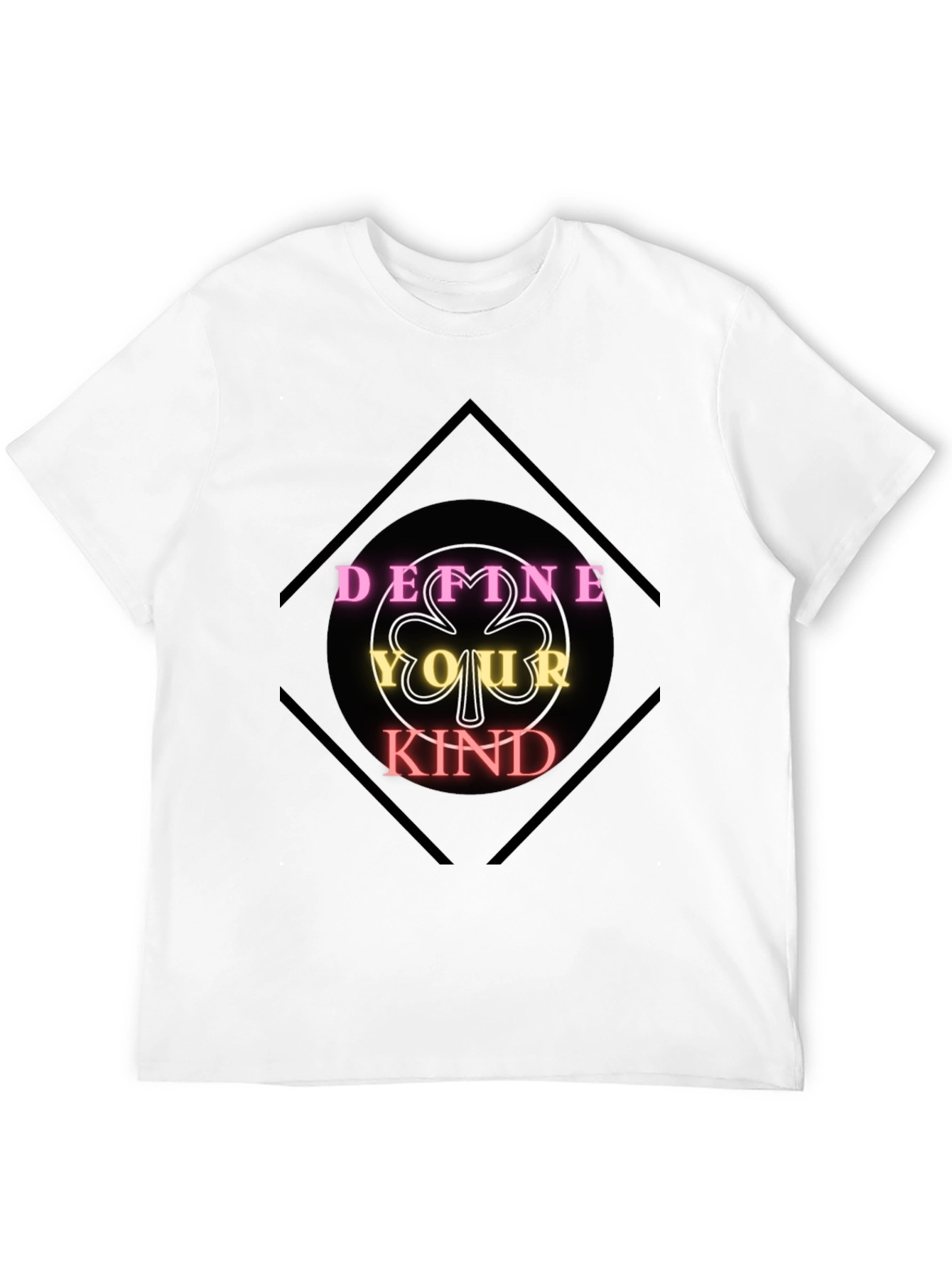 Define Your Kind Graphic Tee - Black Cotton Shirt