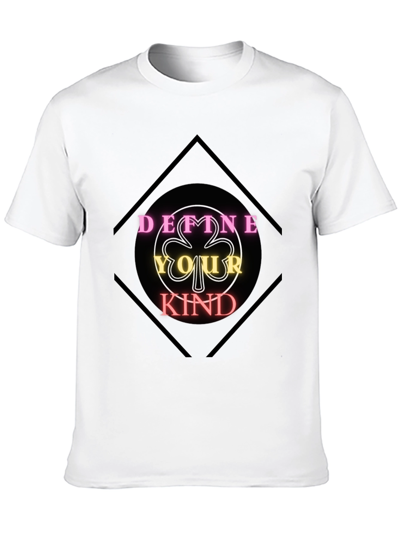 Define Your Kind Graphic Tee - Black Cotton Shirt