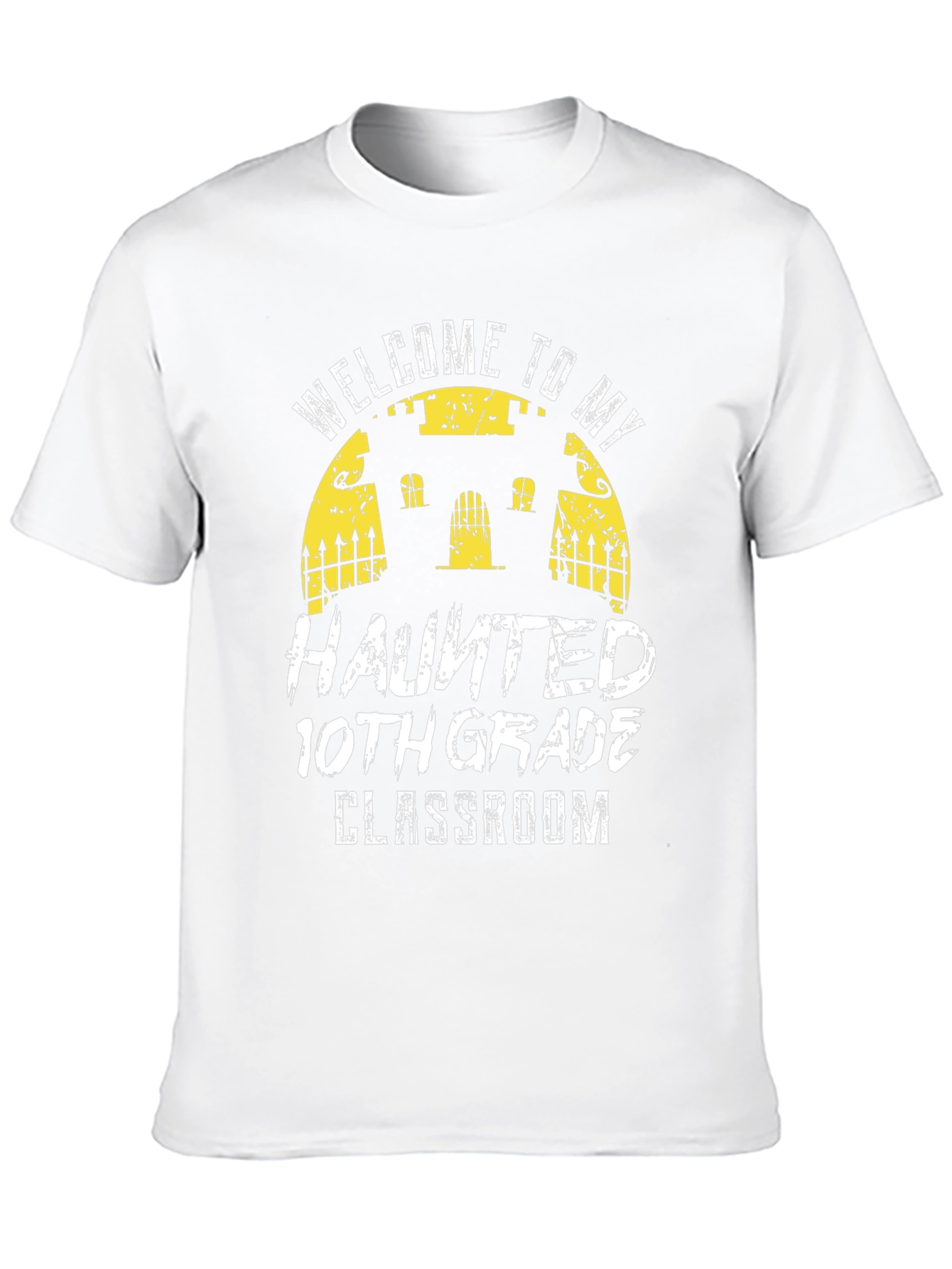 Haunted 10th Grade Classroom Tee