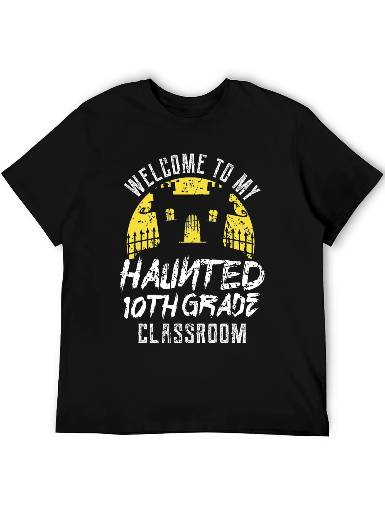 Haunted 10th Grade Classroom Tee
