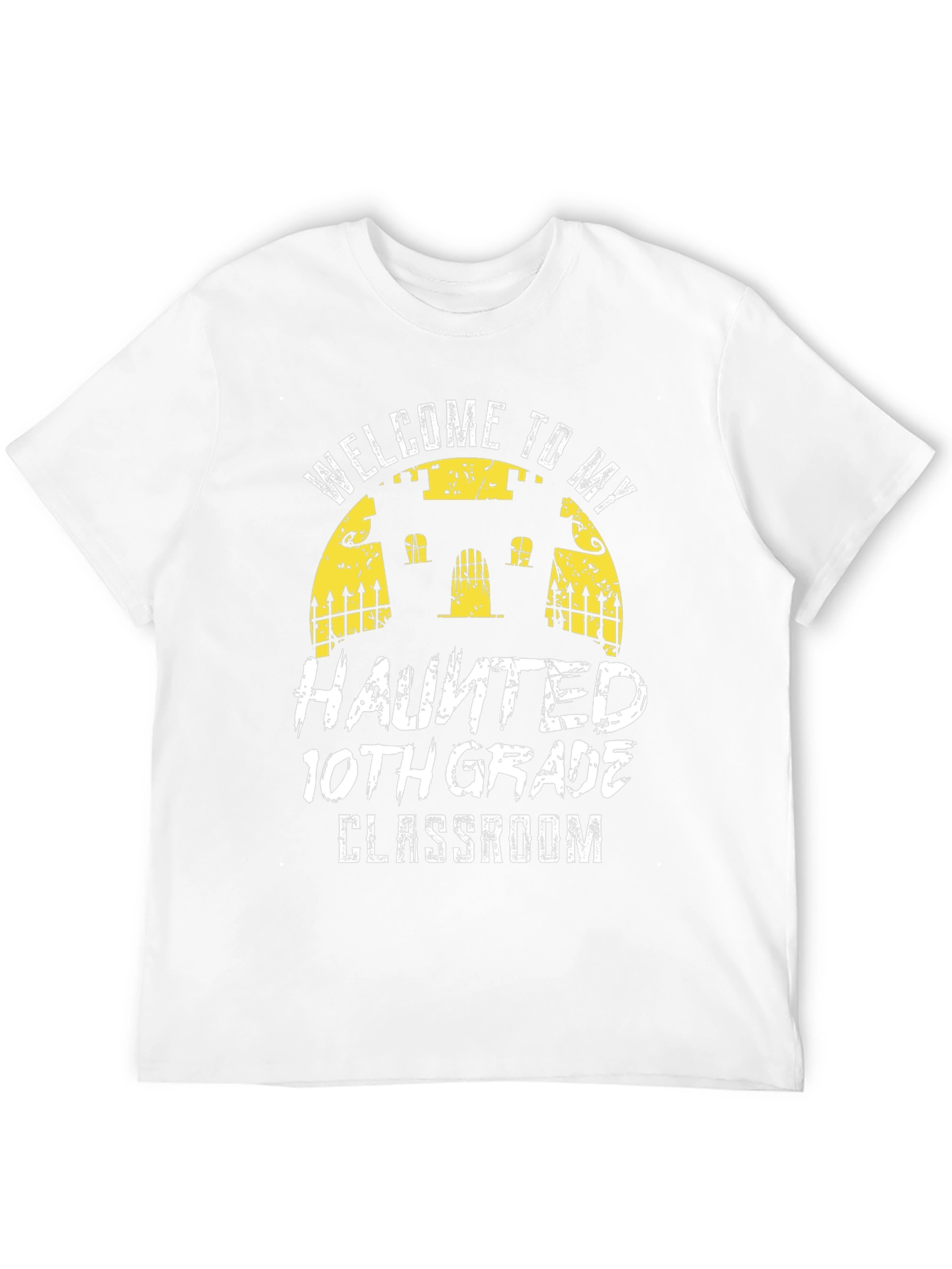 Haunted 10th Grade Classroom Tee