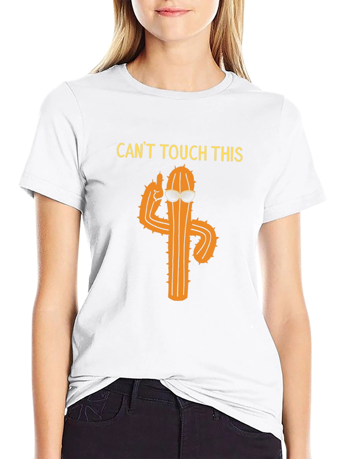 Cool Cactus Graphic Tee - Cant Touch This!