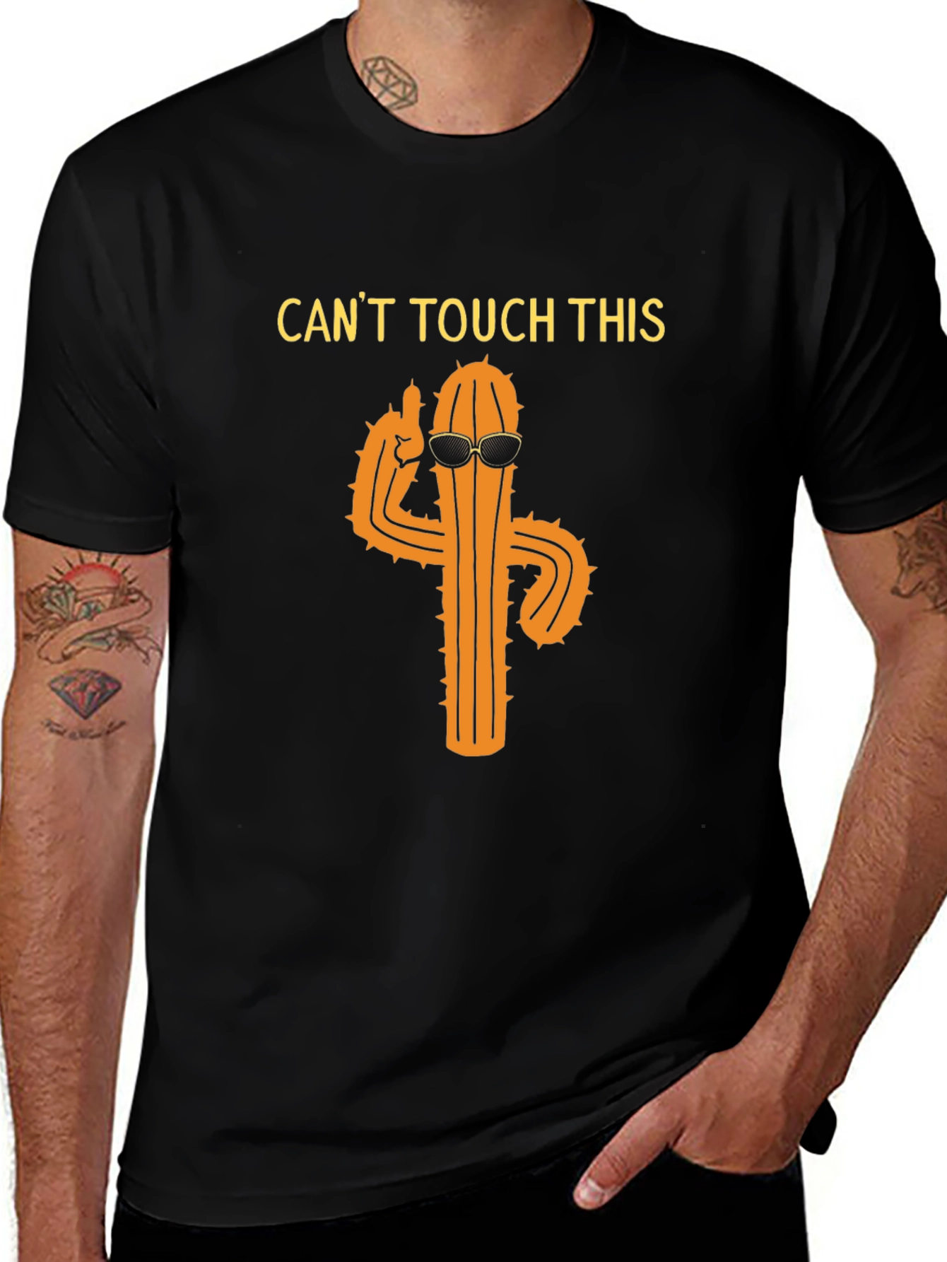Cool Cactus Graphic Tee - Cant Touch This!