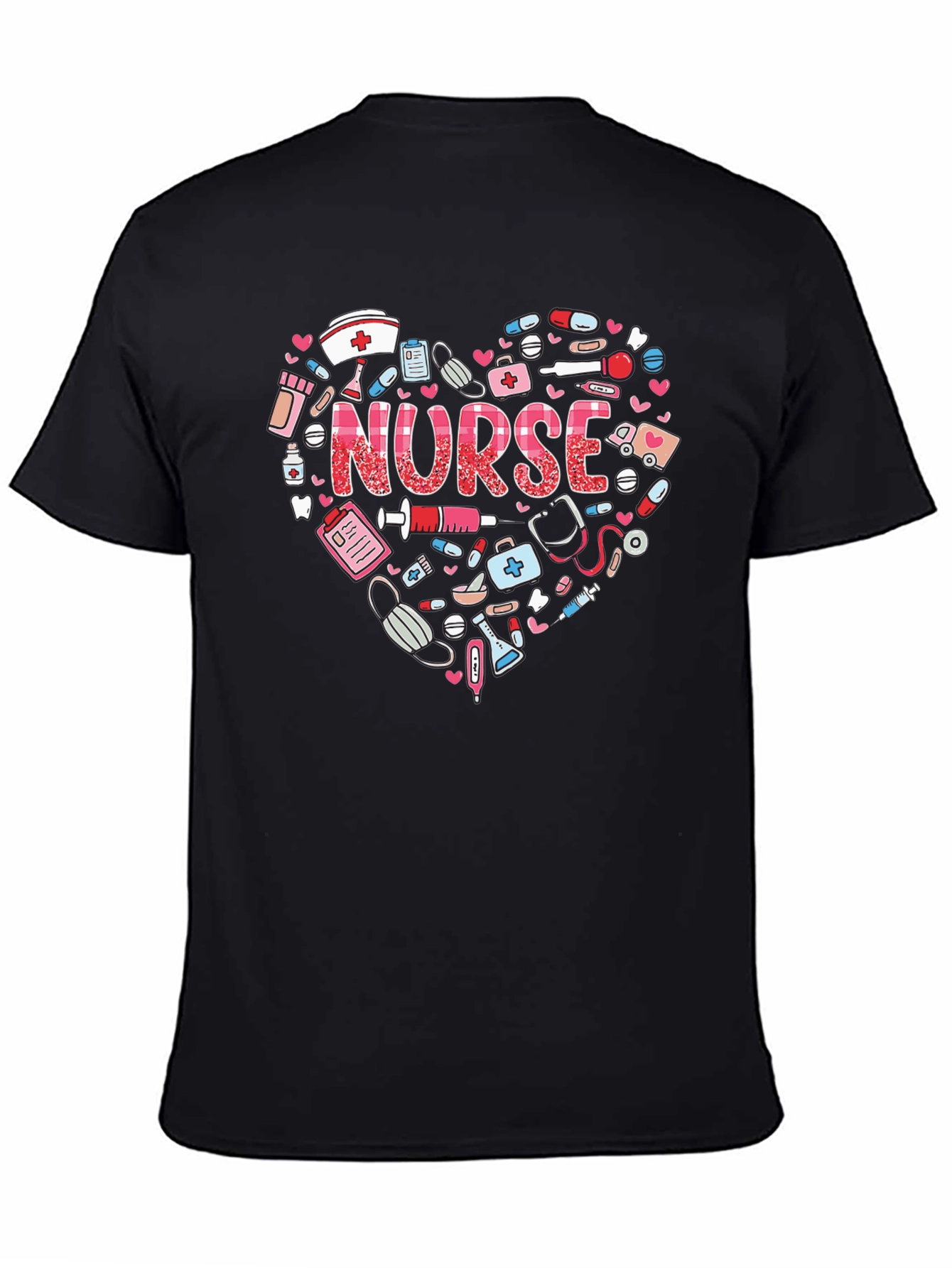 Nurse Heart Graphic T-Shirt - Healthcare Hero Appreciation