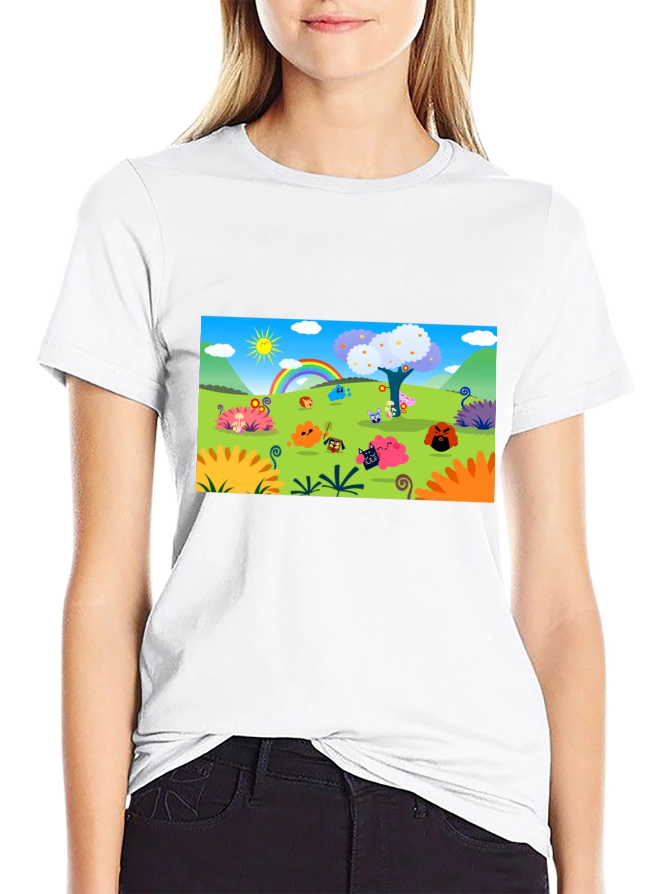 Cartoon Landscape T-Shirt