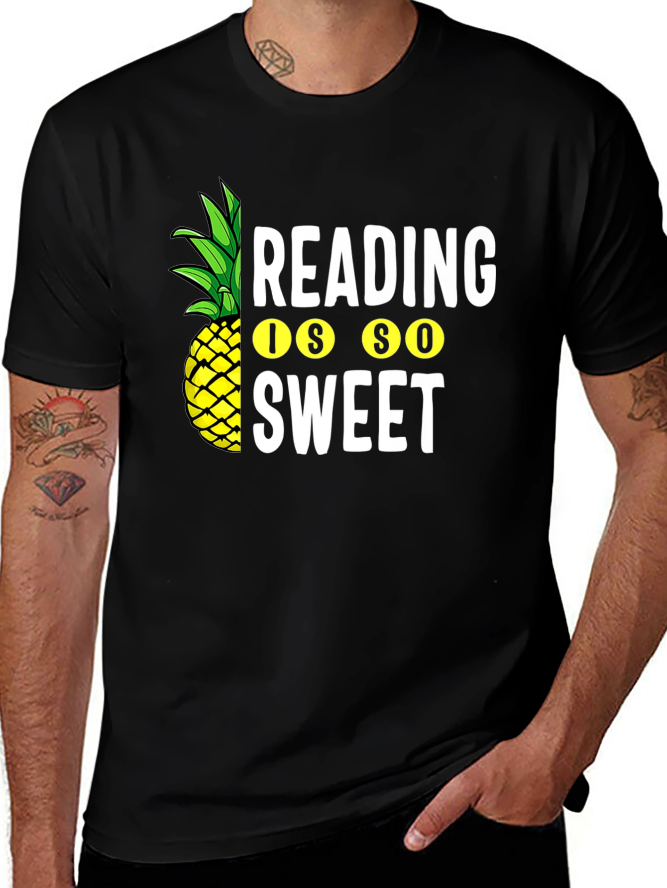 Reading is so Sweet Pineapple T-Shirt