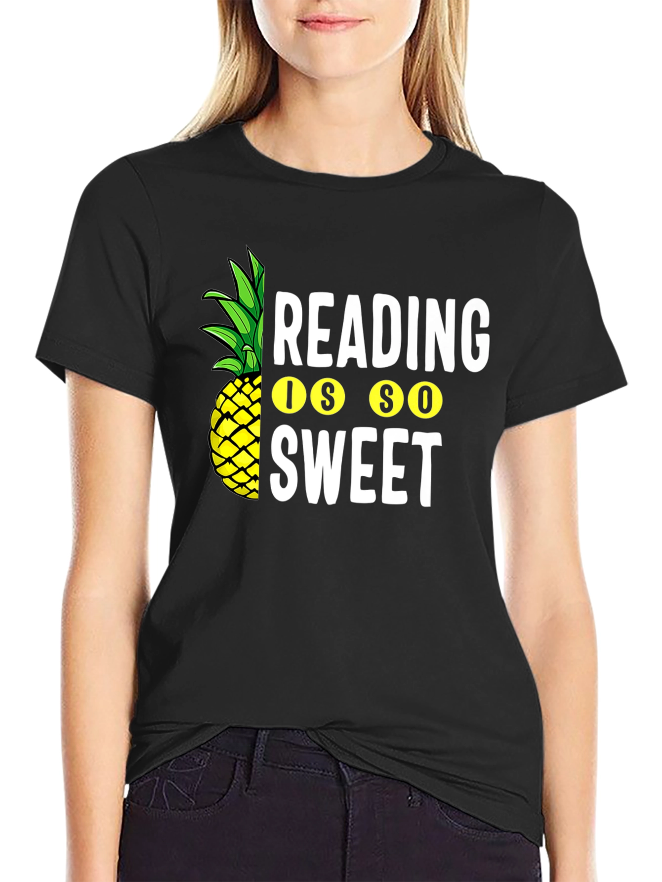 Reading is so Sweet Pineapple T-Shirt