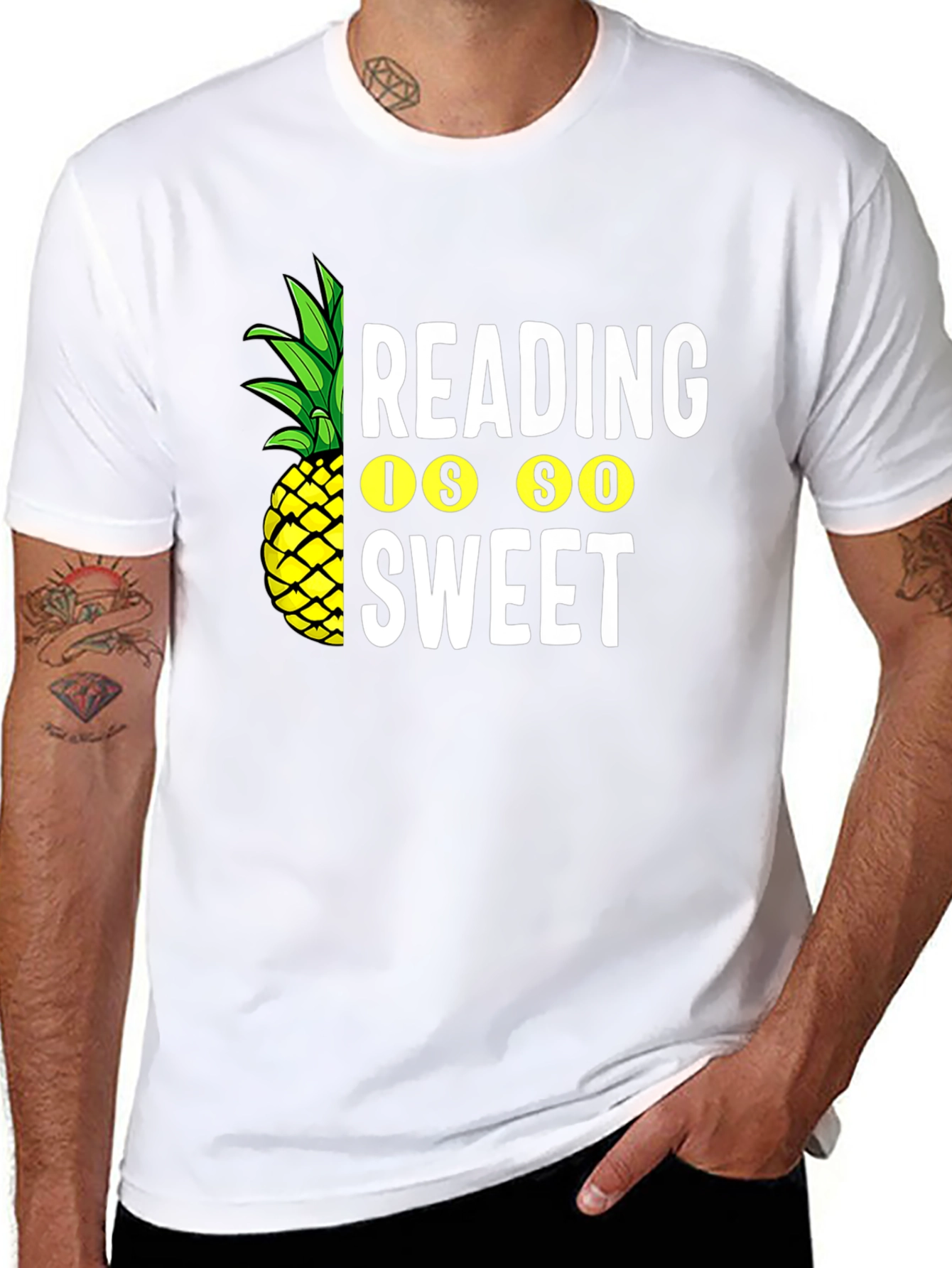 Reading is so Sweet Pineapple T-Shirt