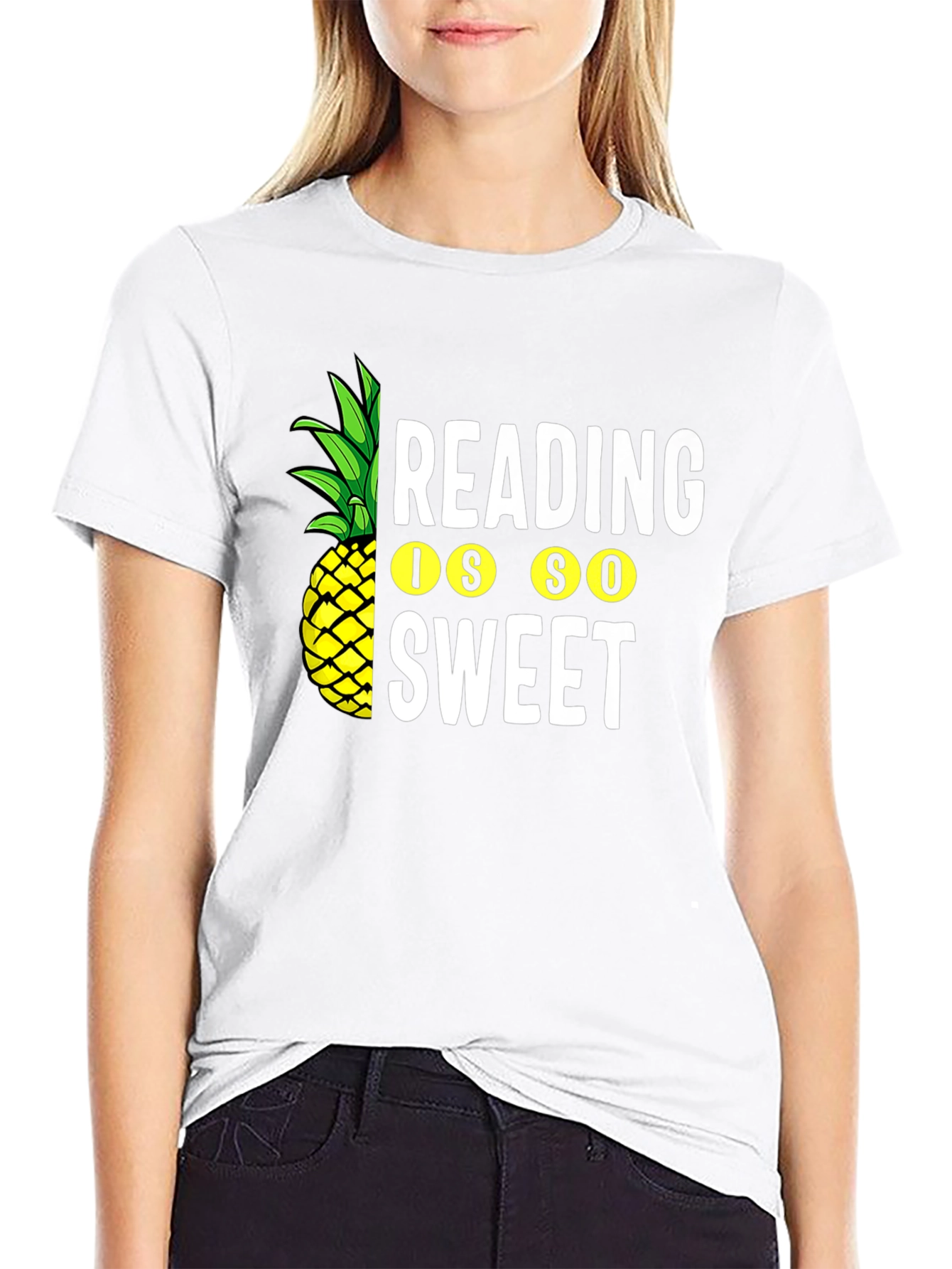 Reading is so Sweet Pineapple T-Shirt