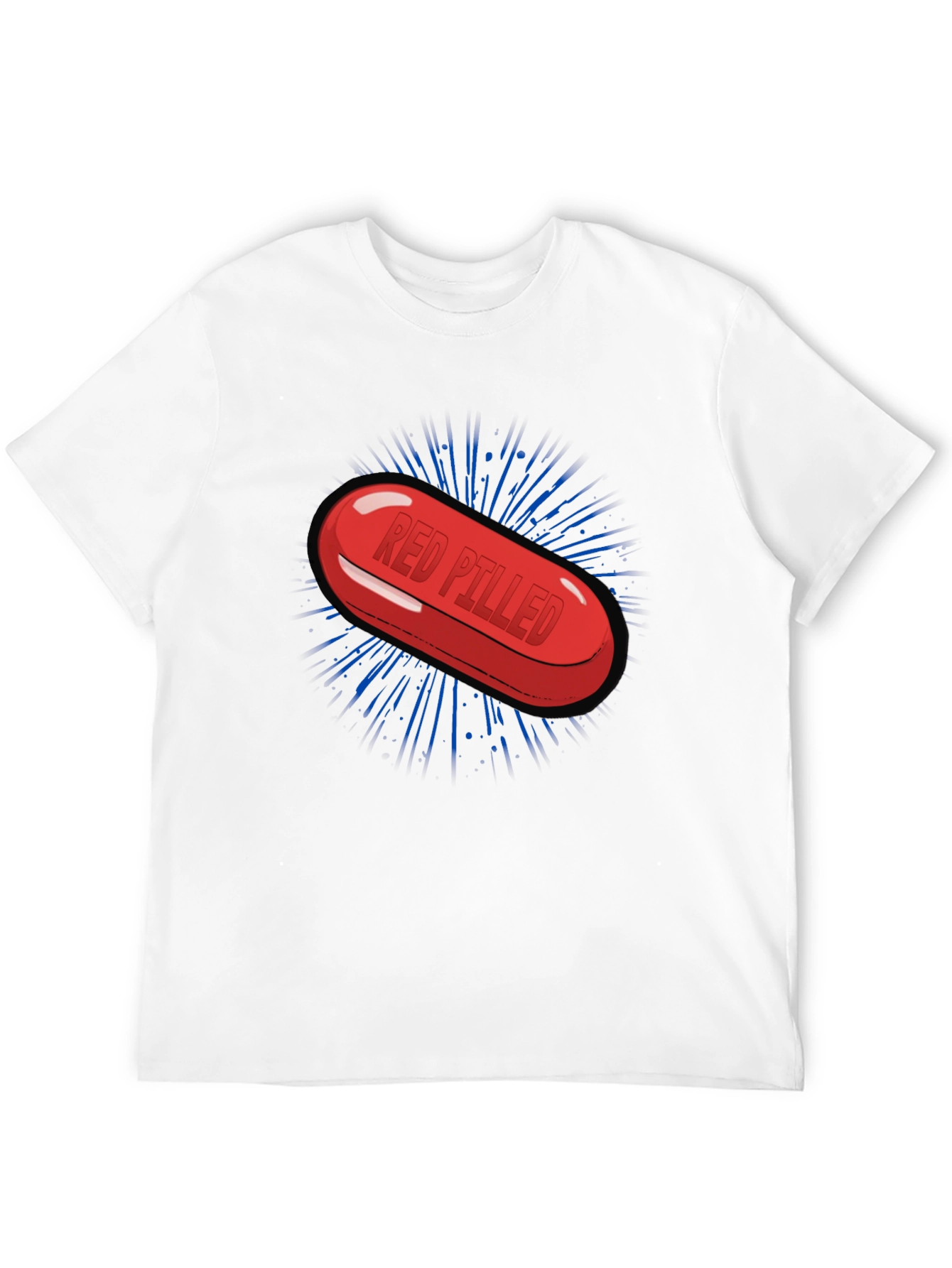 Red Pilled Graphic Tee - Truth Seeker T-Shirt
