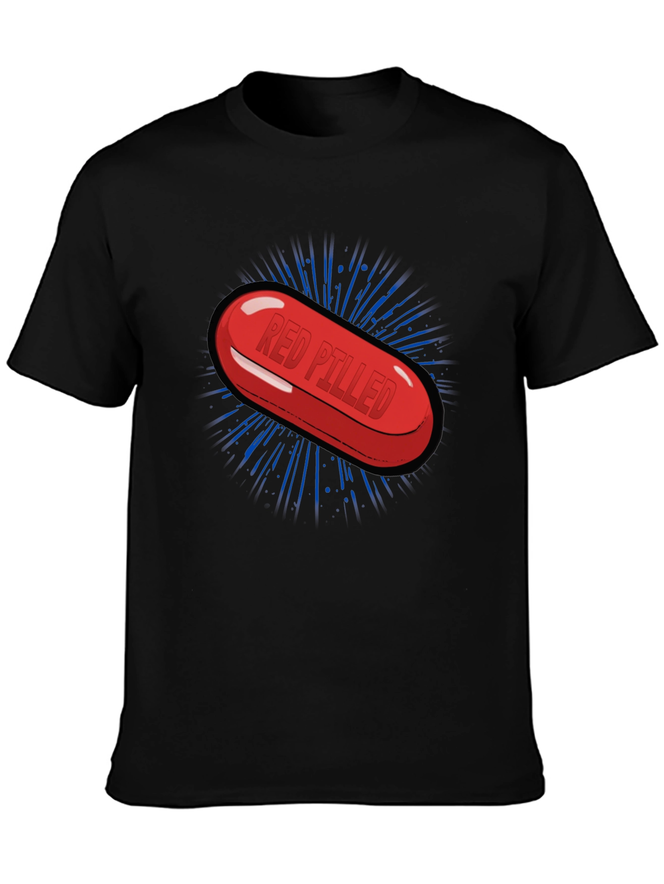 Red Pilled Graphic Tee - Truth Seeker T-Shirt