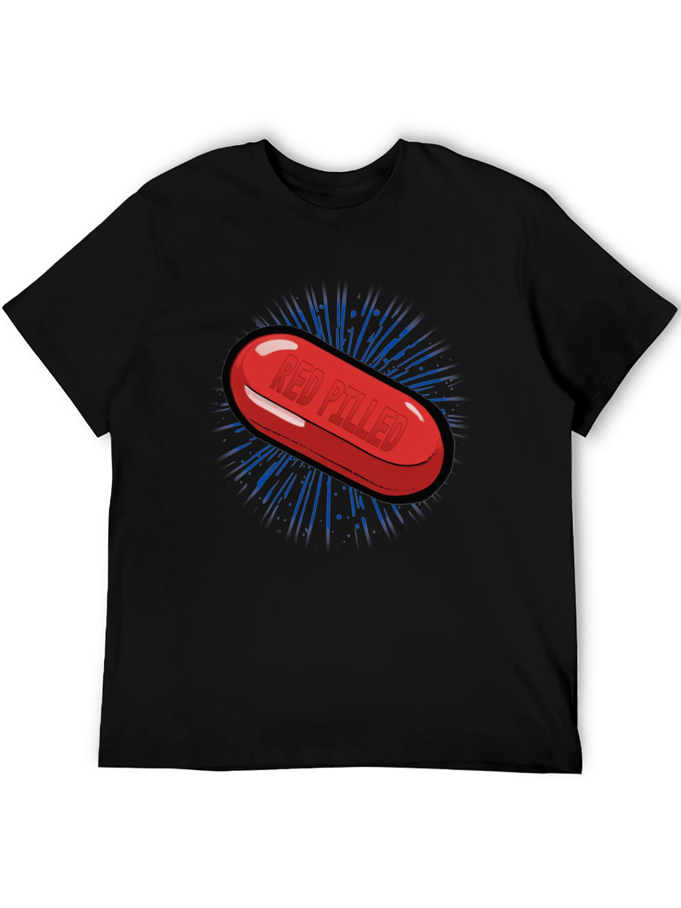 Red Pilled Graphic Tee - Truth Seeker T-Shirt