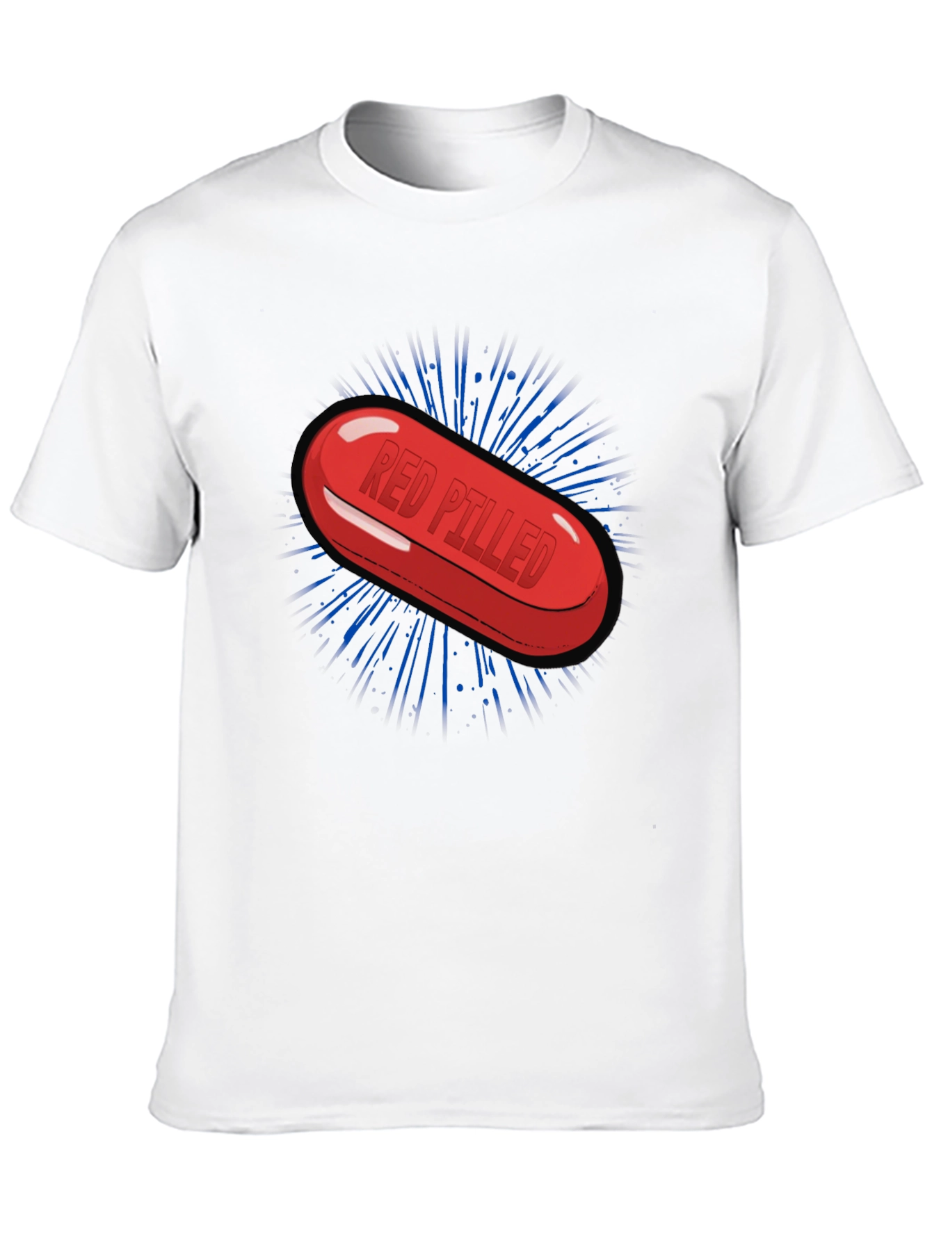Red Pilled Graphic Tee - Truth Seeker T-Shirt