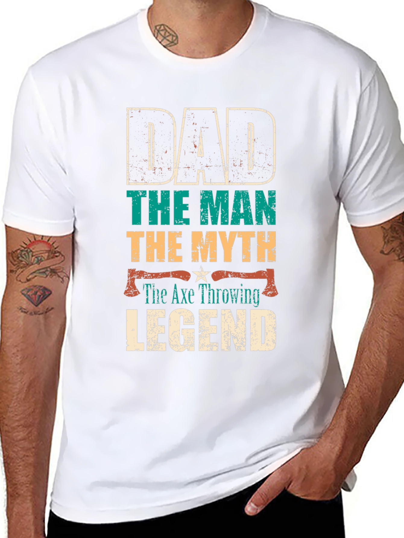 Dad Axe Throwing Legend T-Shirt