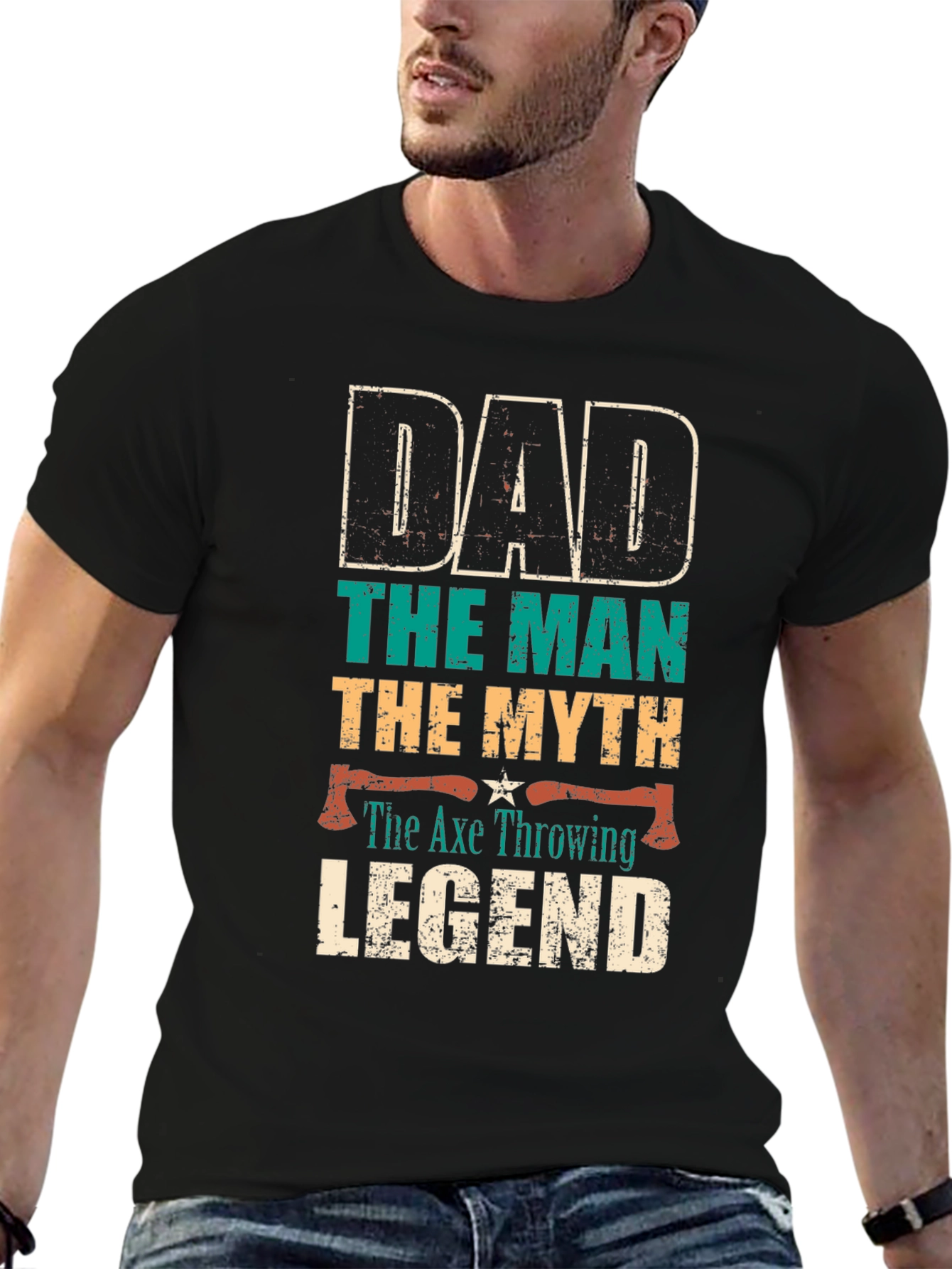 Dad Axe Throwing Legend T-Shirt