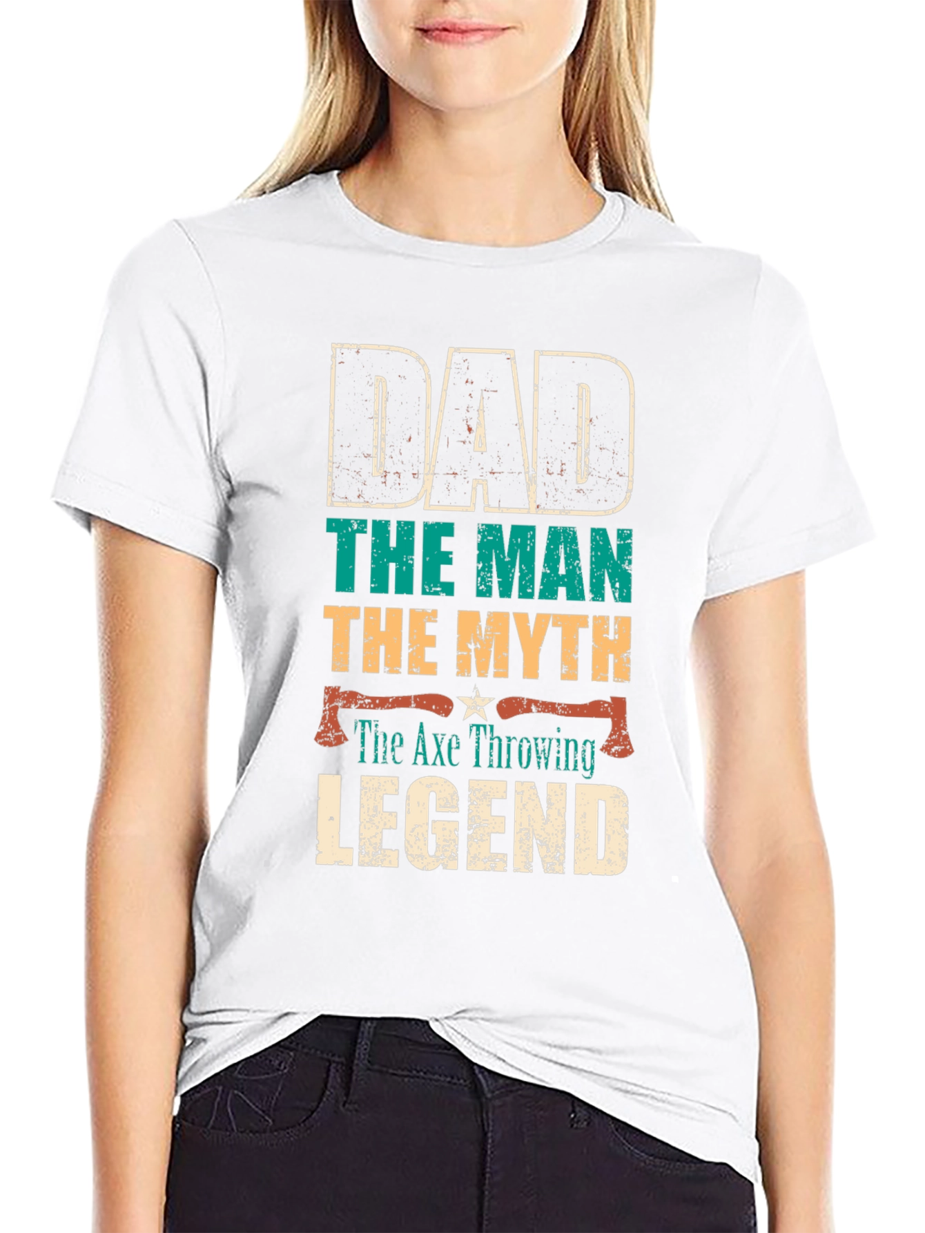 Dad Axe Throwing Legend T-Shirt
