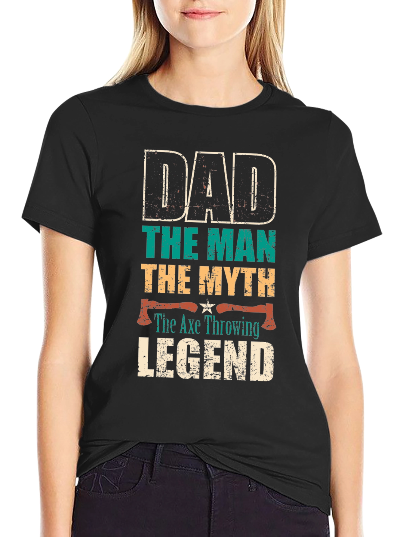 Dad Axe Throwing Legend T-Shirt