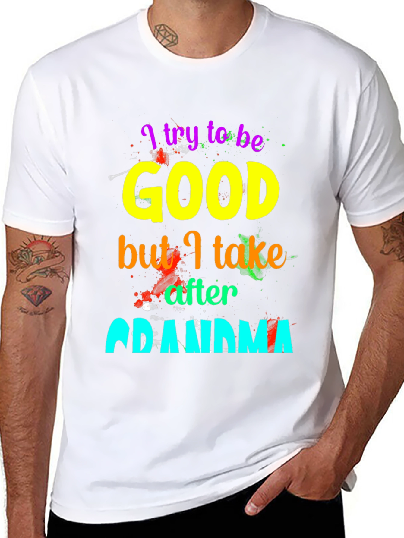 I Try To Be Good Grandma T-Shirt