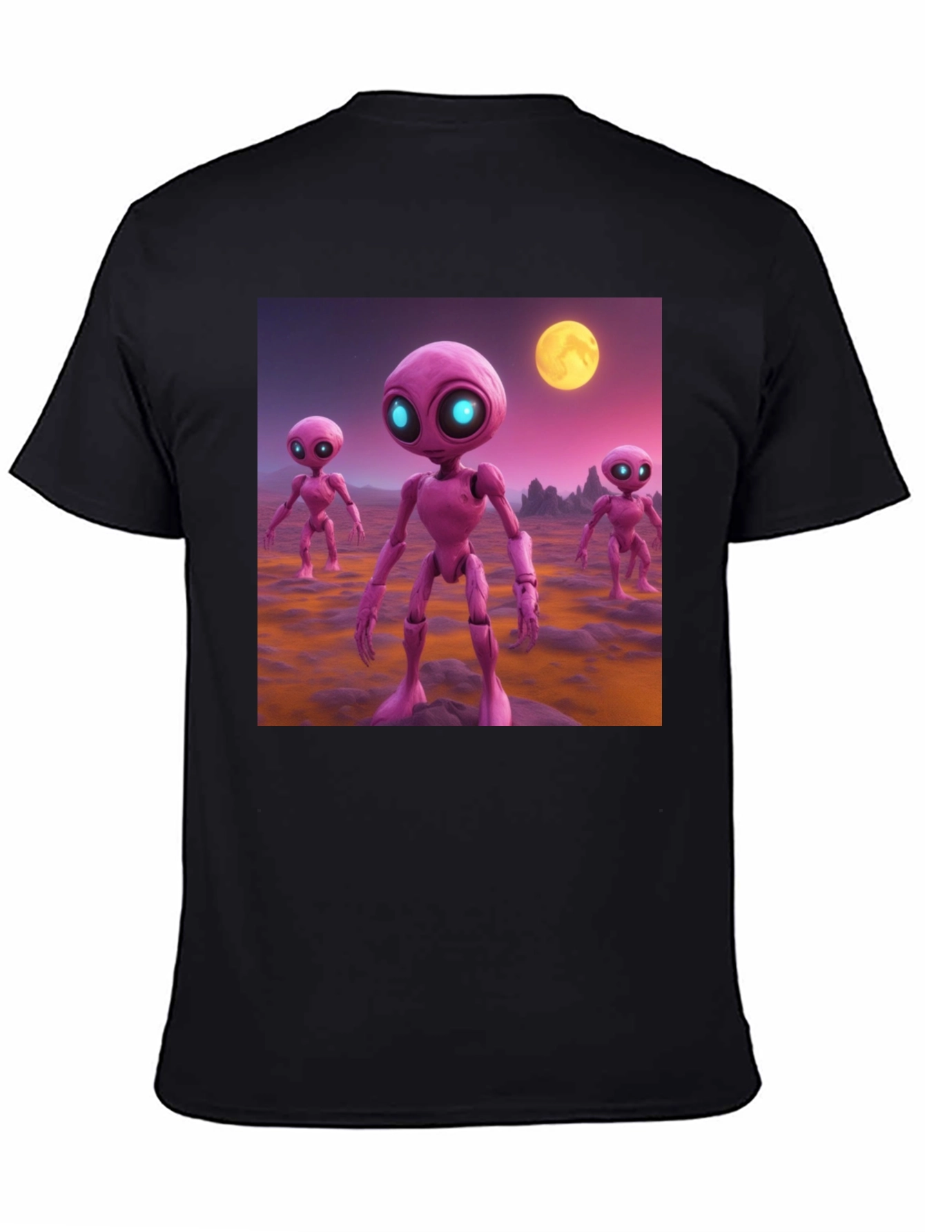 Alien Encounter Black T-Shirt