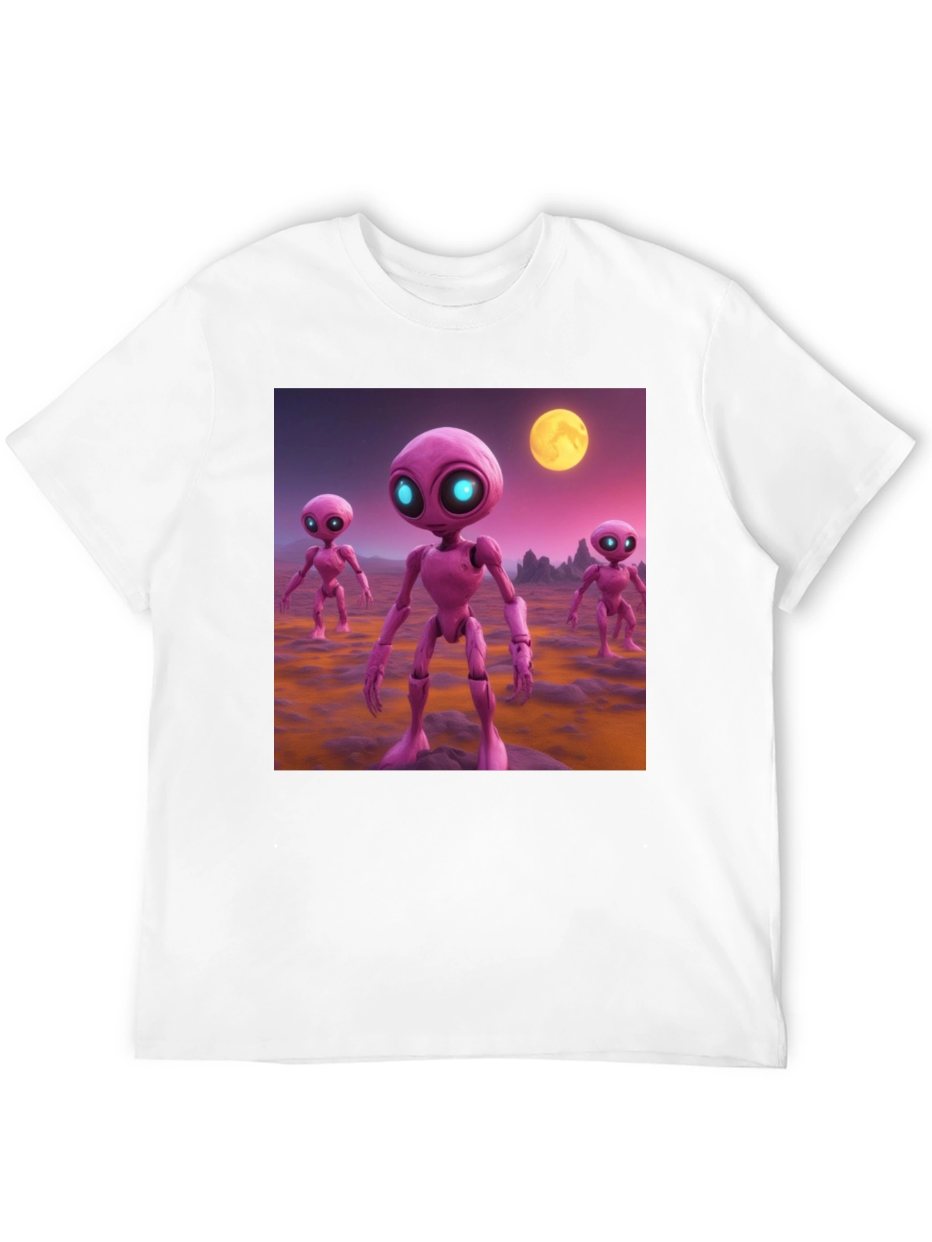 Alien Encounter Black T-Shirt