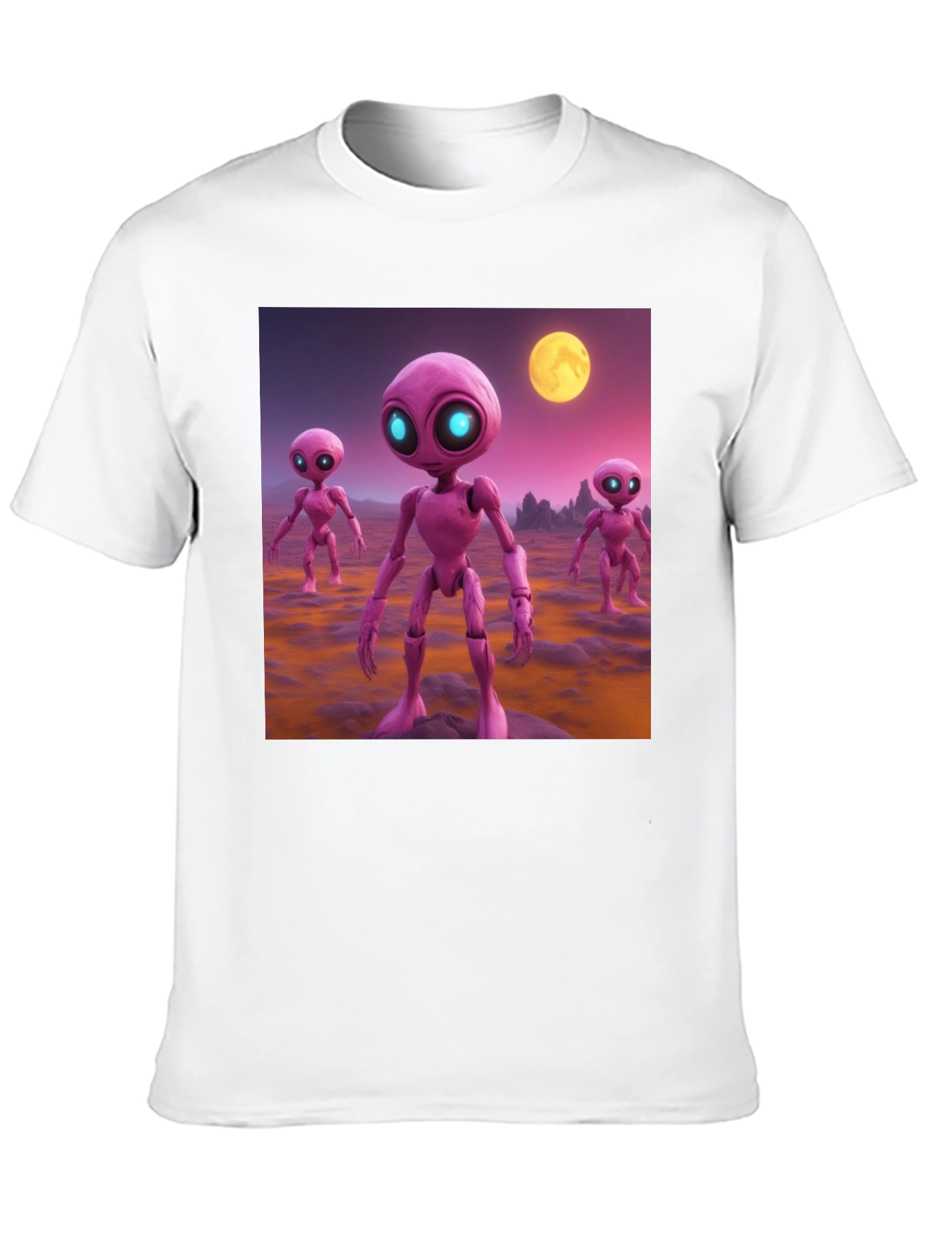 Alien Encounter Black T-Shirt