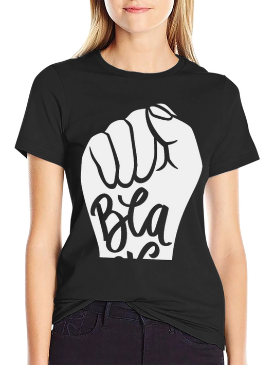 Black Power Fist T-Shirt - Bold Graphic Tee
