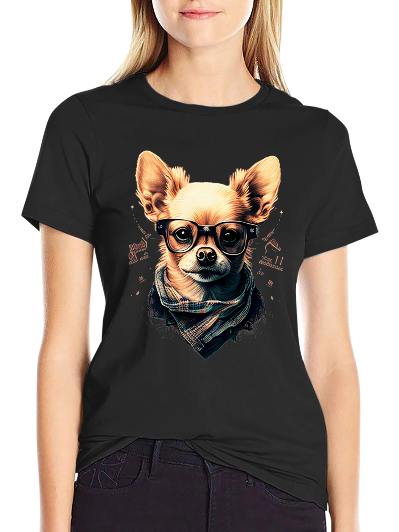 Hipster Dog T-Shirt: Geek Chic Chihuahua