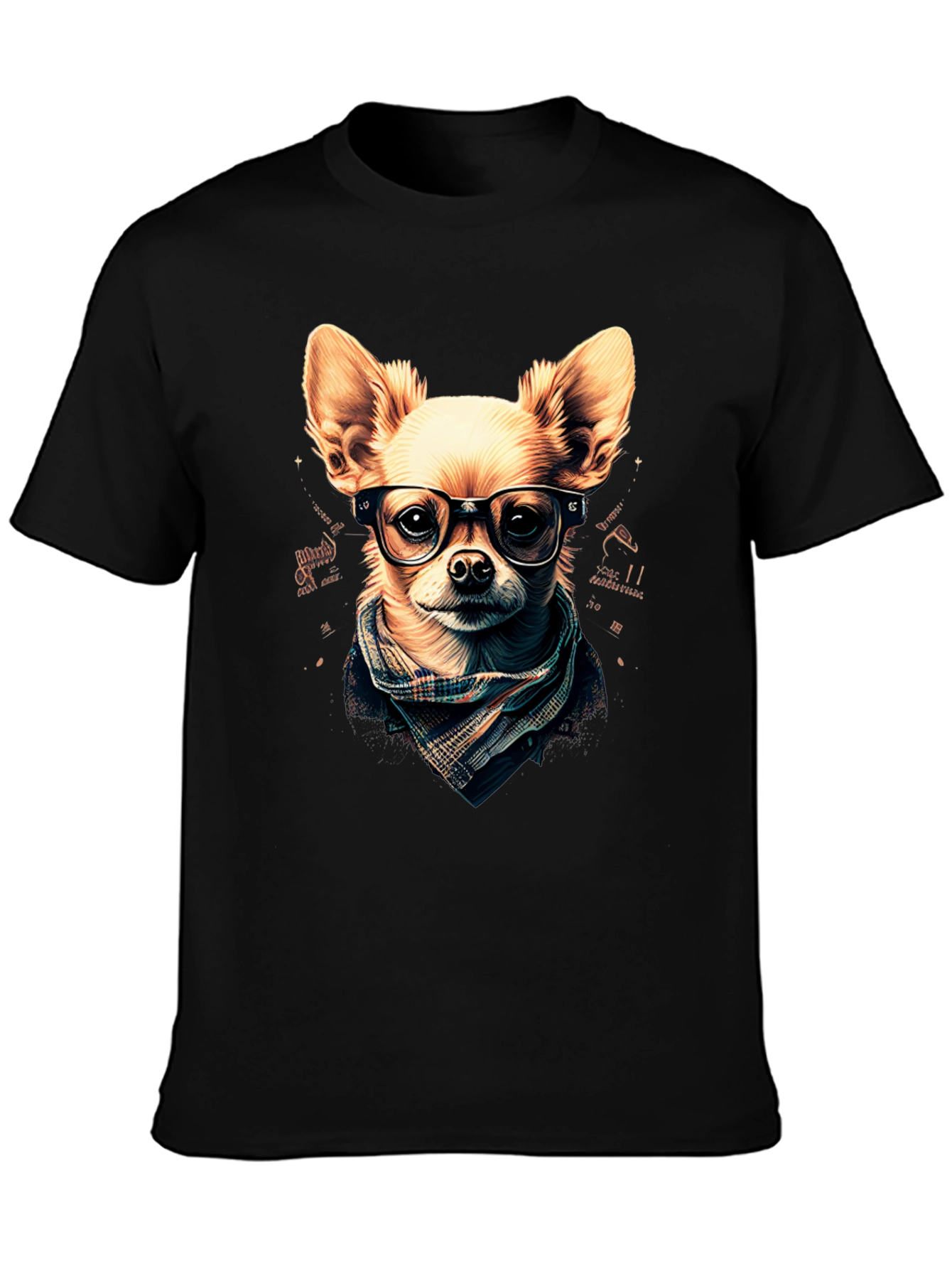 Hipster Dog T-Shirt: Geek Chic Chihuahua