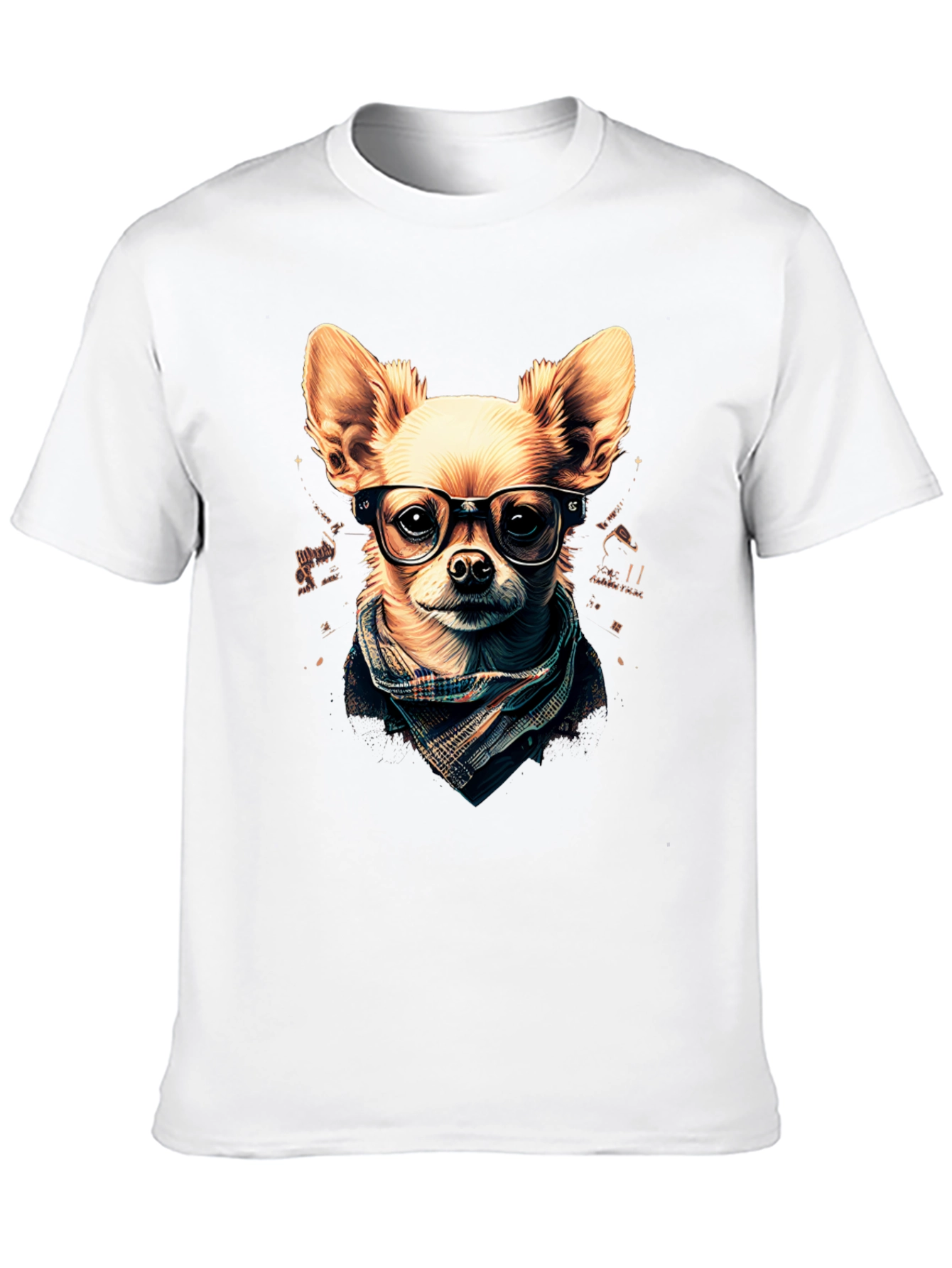 Hipster Dog T-Shirt: Geek Chic Chihuahua