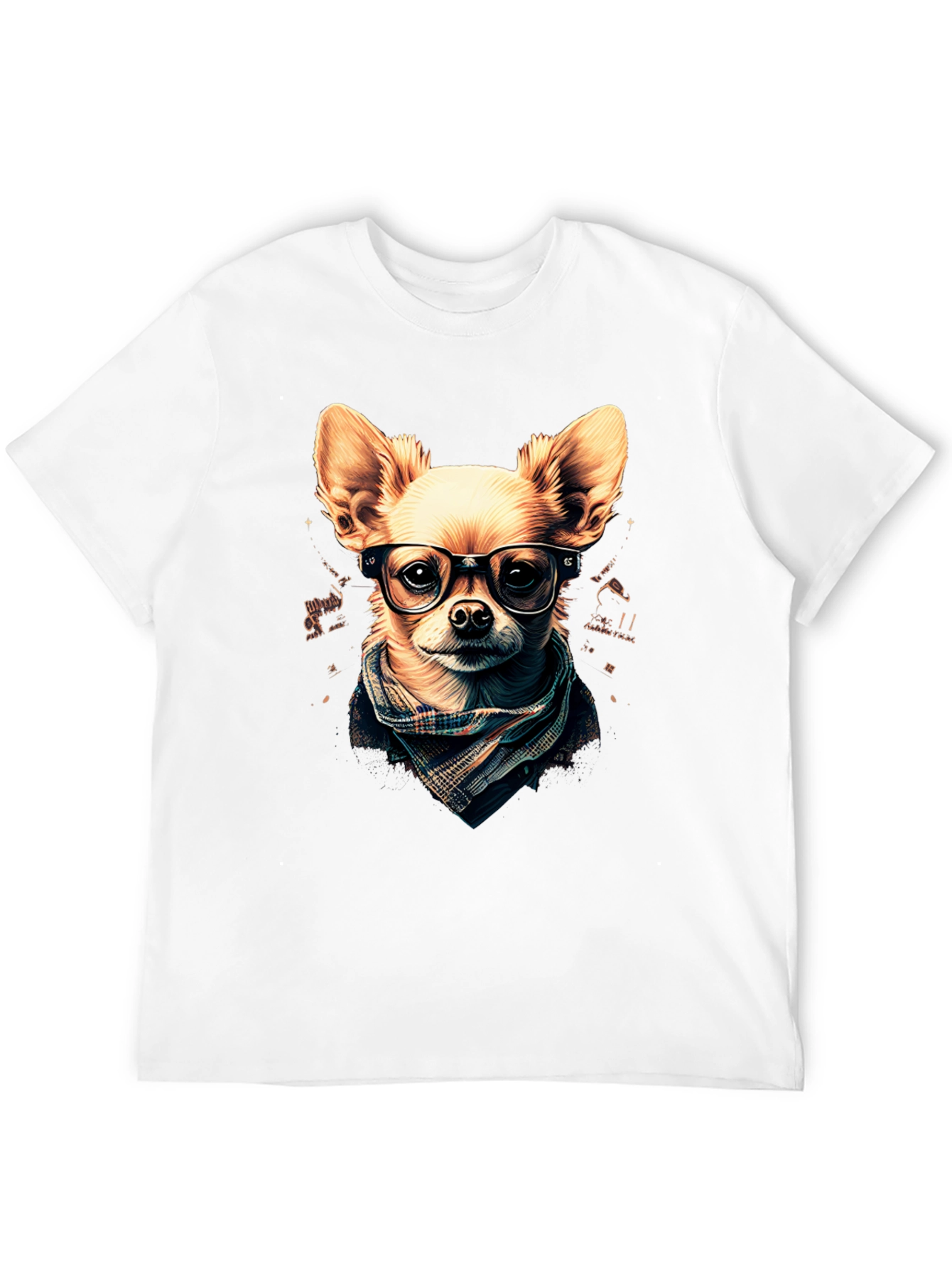 Hipster Dog T-Shirt: Geek Chic Chihuahua