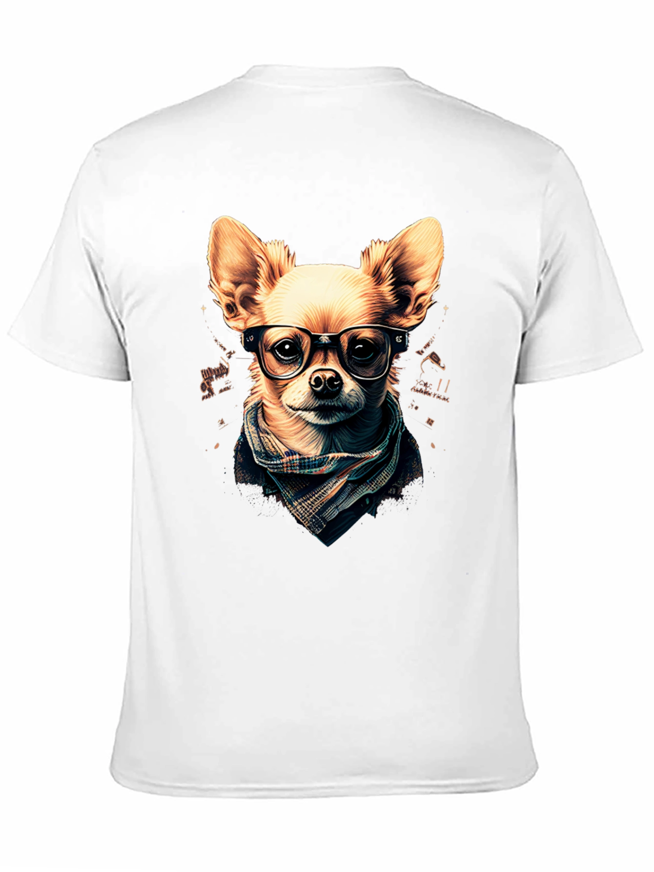 Hipster Dog T-Shirt: Geek Chic Chihuahua