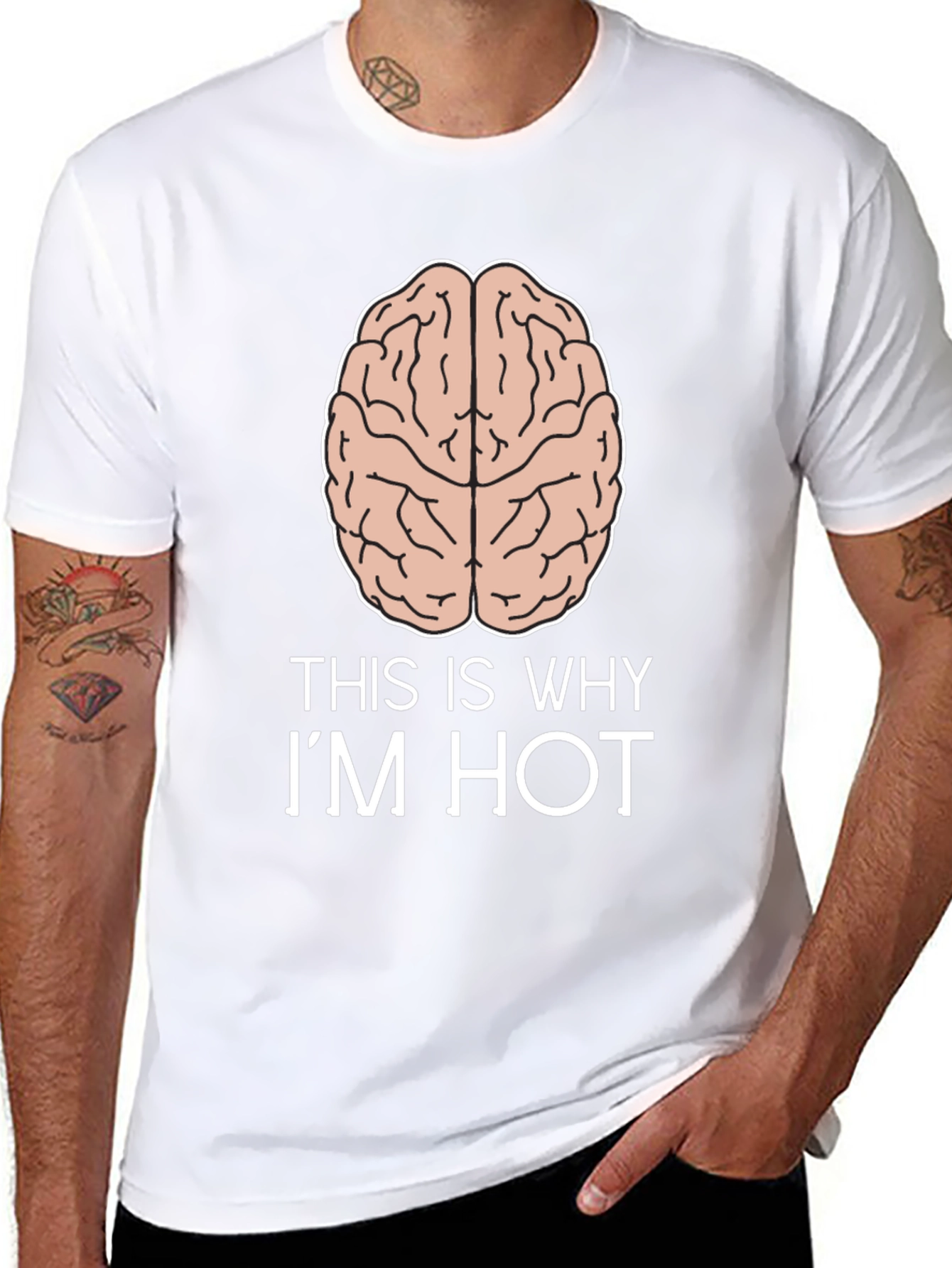 This Is Why Im Hot Brain T-Shirt