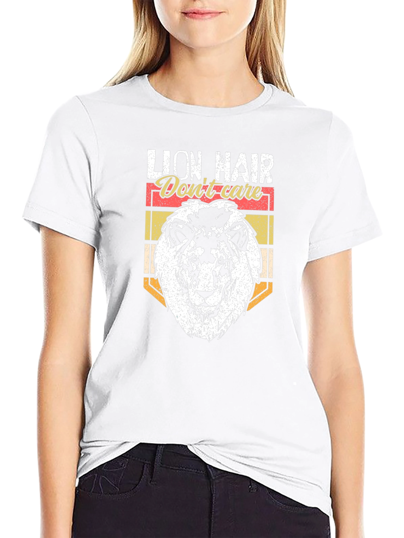 Lion Hair Dont Care Graphic Tee