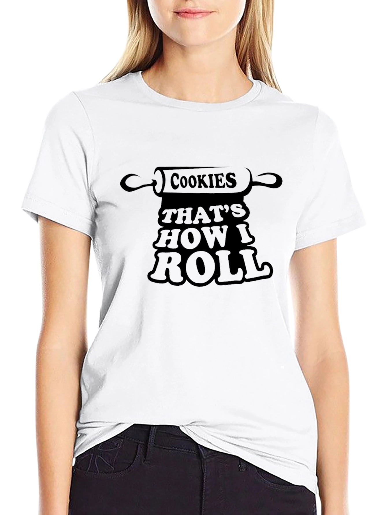 Cookies Thats How I Roll Graphic T-Shirt