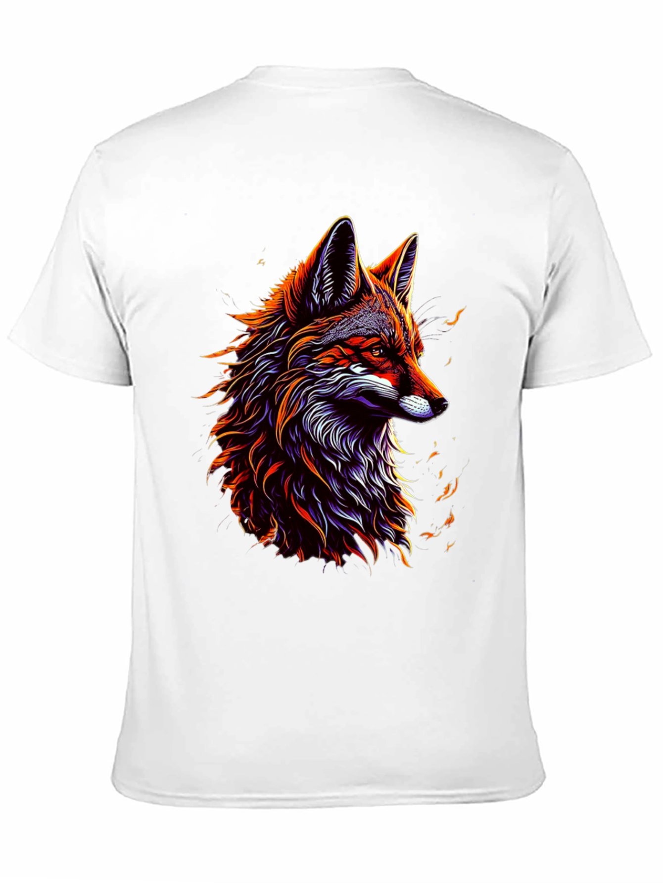 Bold Fox Graphic Tee - Mens Black T-Shirt