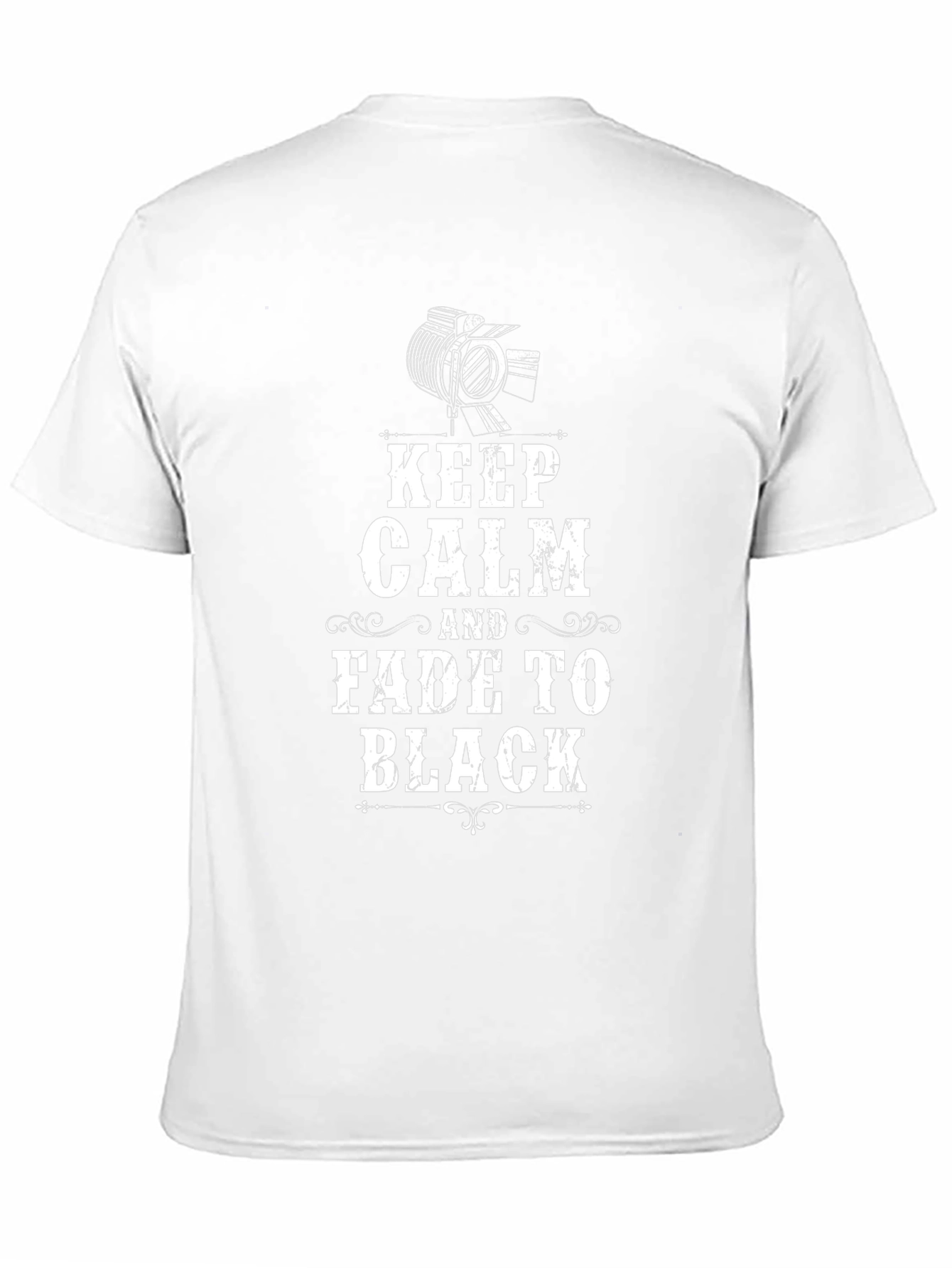 Keep Calm Fade To Black Black T-Shirt