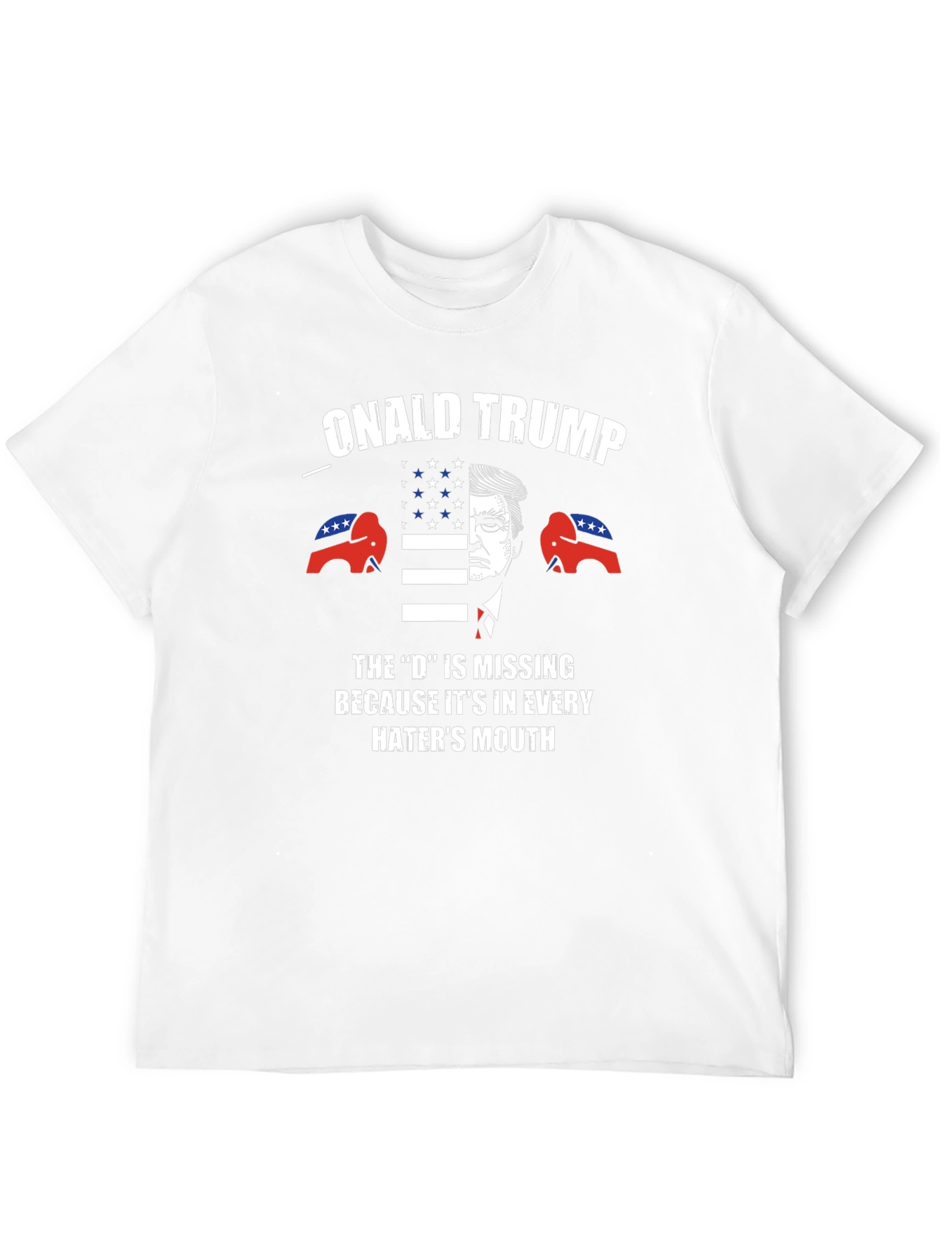 Onald Trump Haters Mouth Graphic T-Shirt