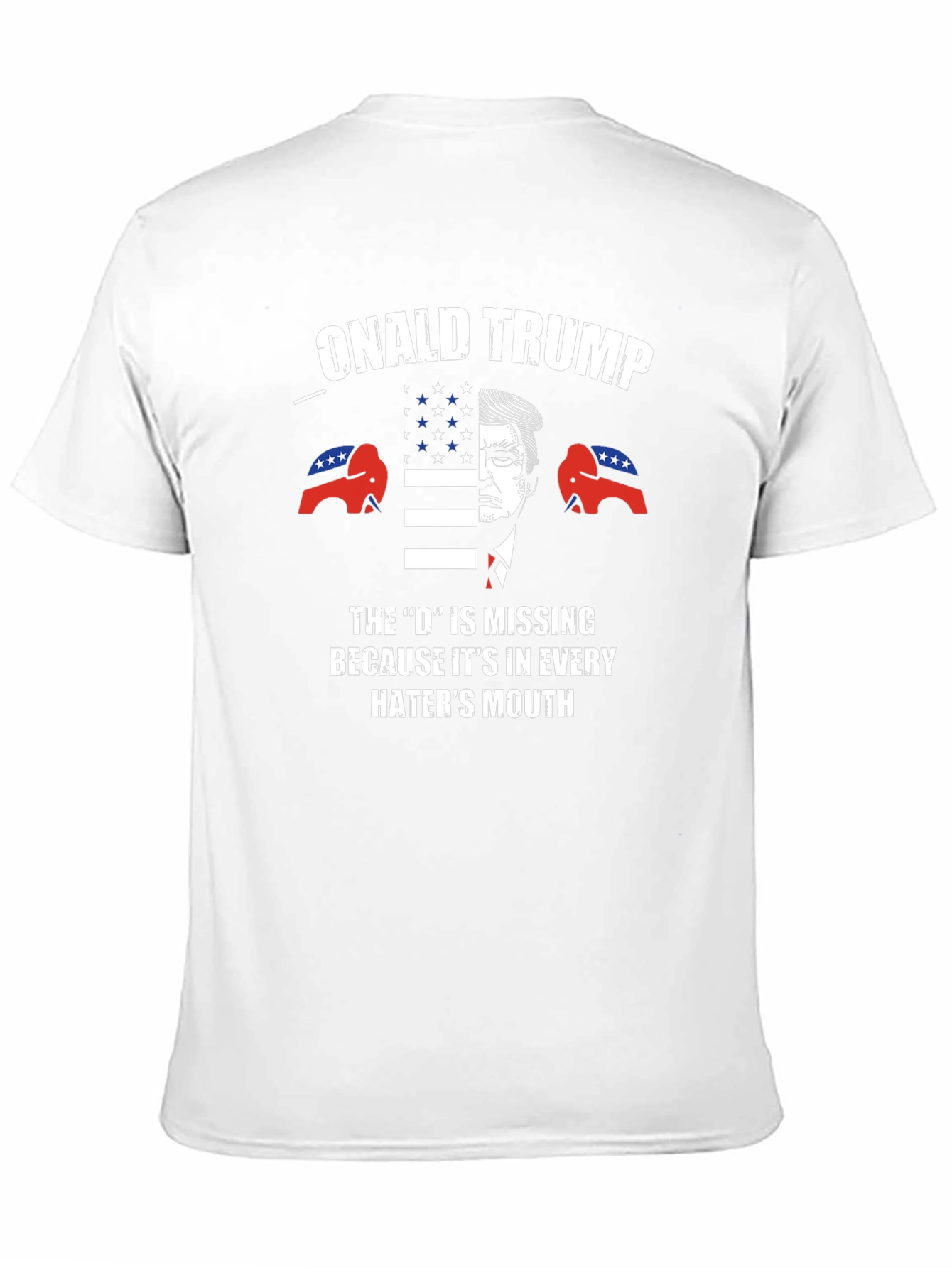 Onald Trump Haters Mouth Graphic T-Shirt