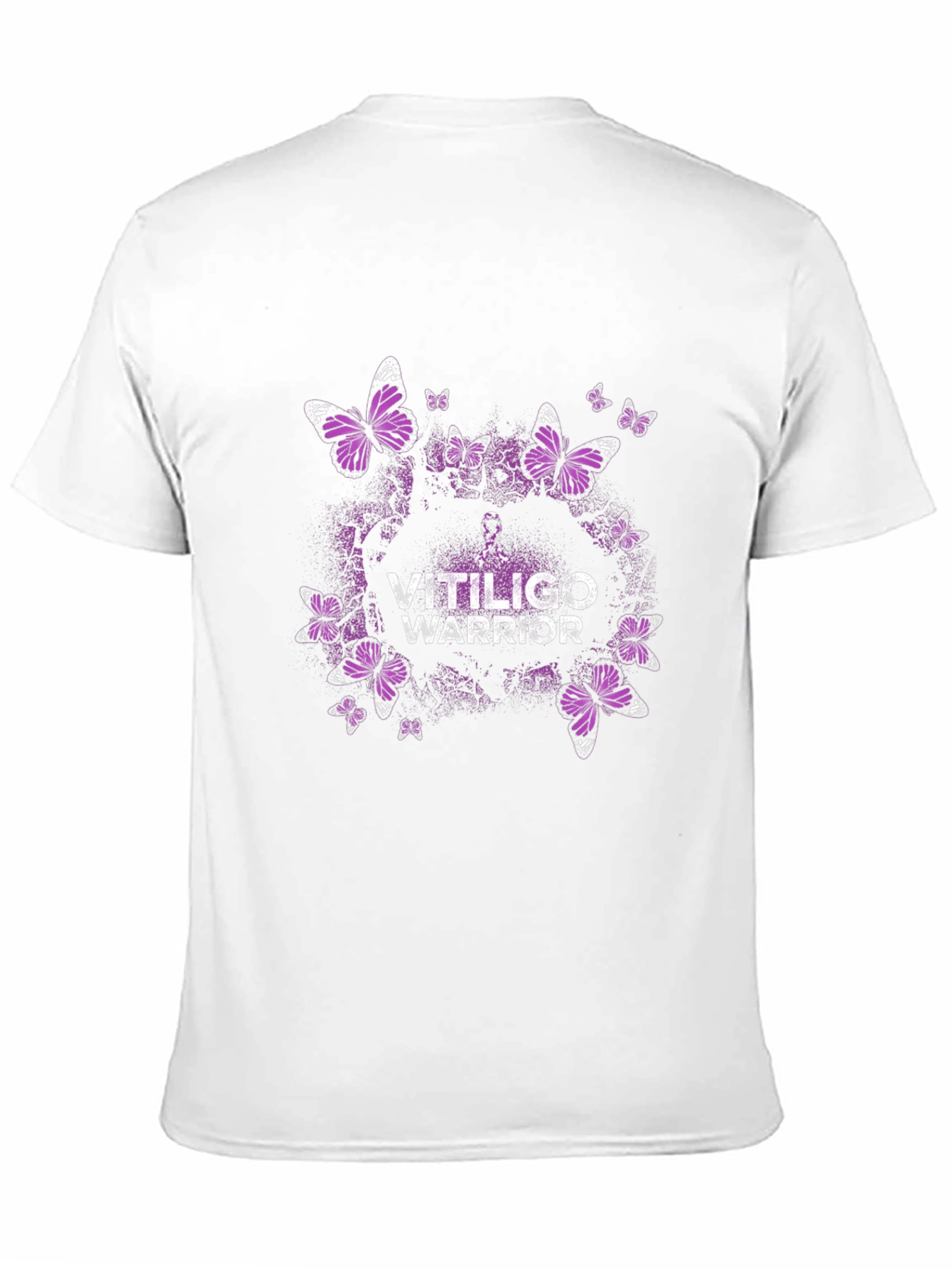 Vitiligo Warrior Butterfly Graphic Tee
