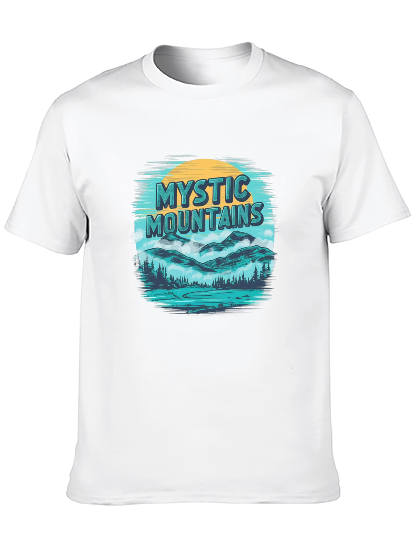 Mystic Mountains Graphic T-Shirt