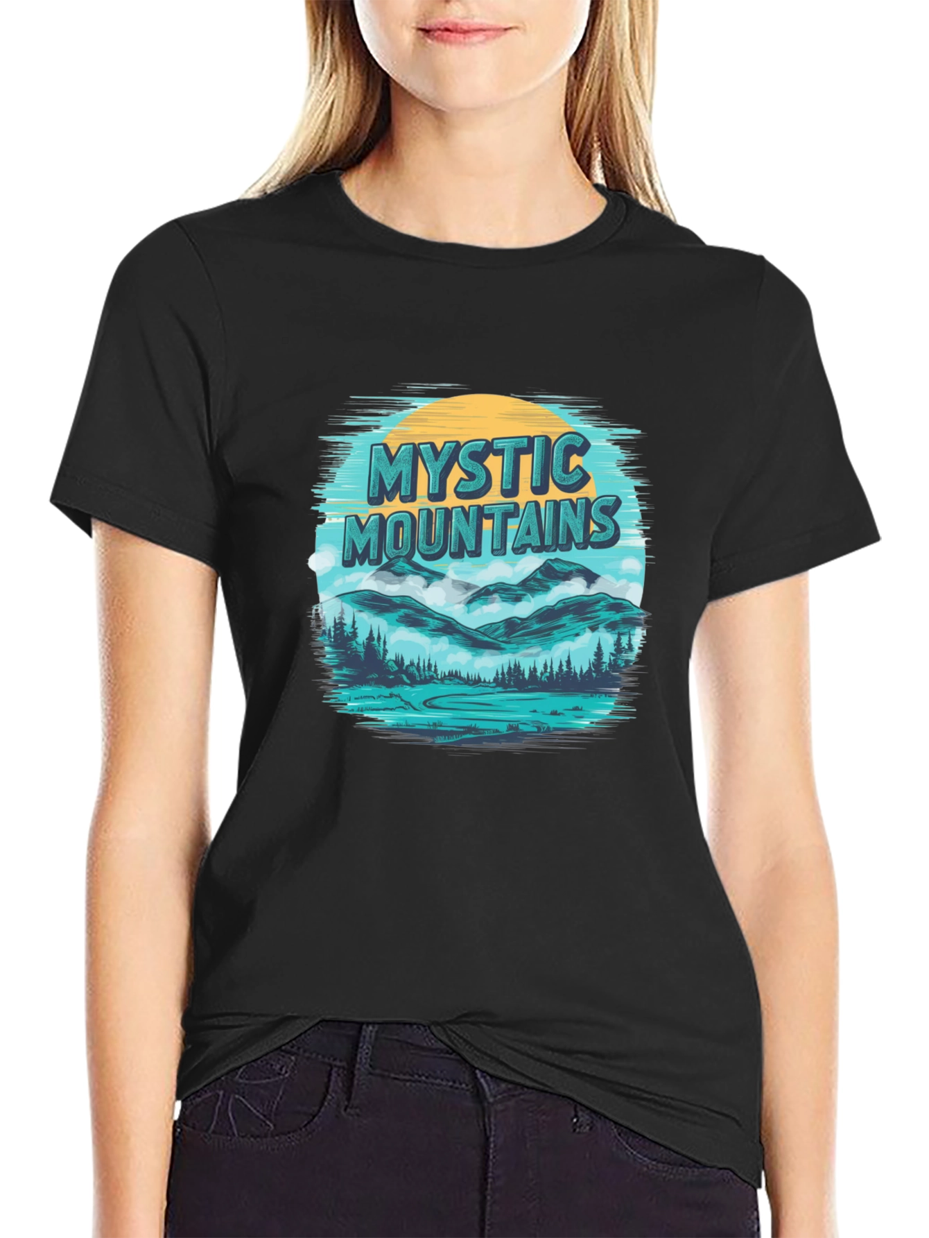 Mystic Mountains Graphic T-Shirt