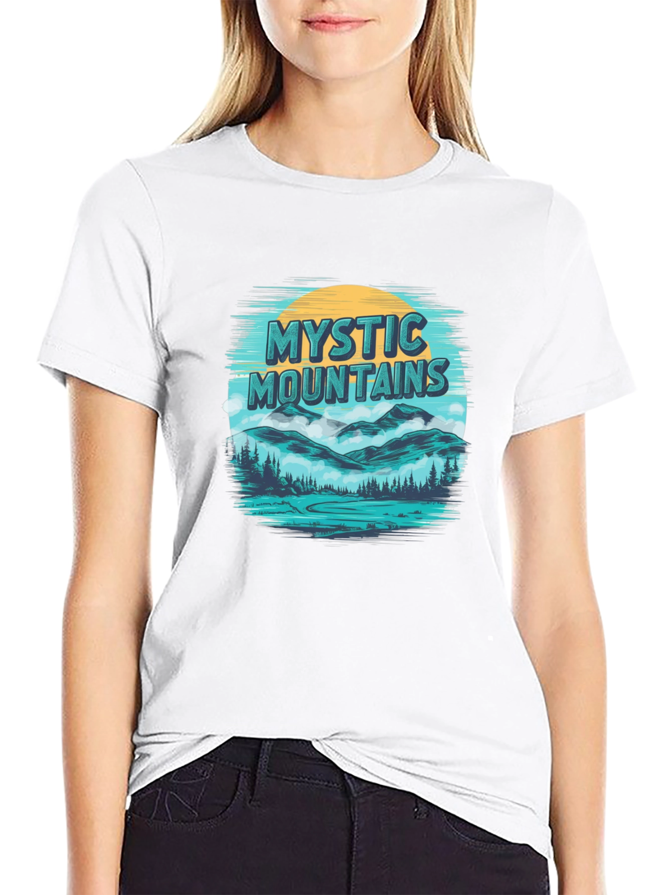 Mystic Mountains Graphic T-Shirt