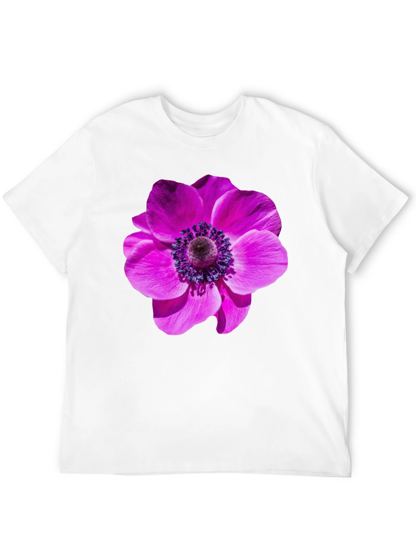 Floral Print T-Shirt: Bold Blossom Design
