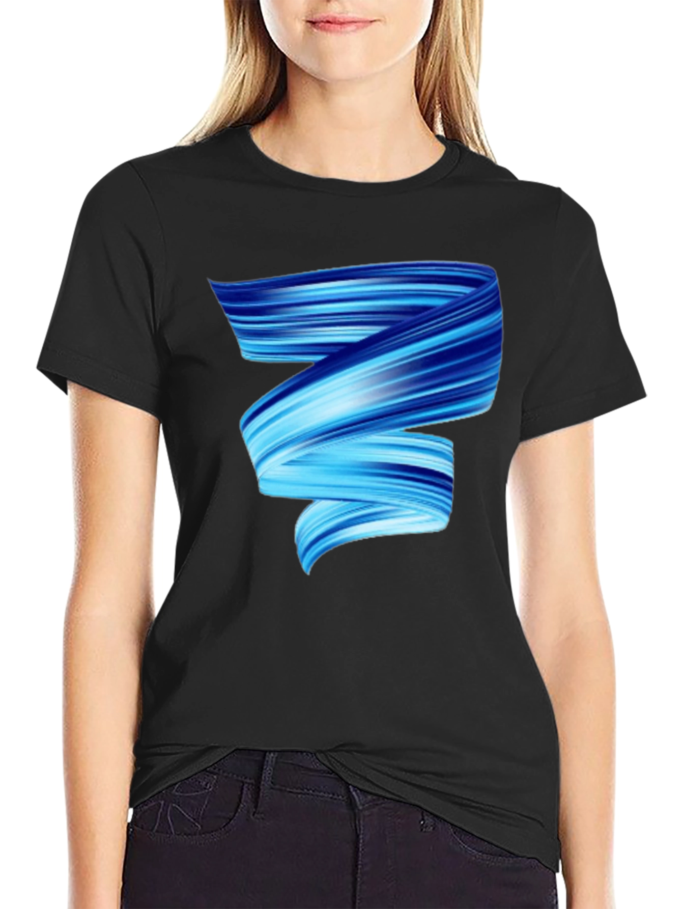 Modern Swirl Graphic Tee