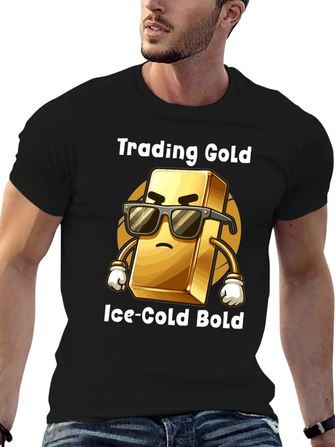 Trading Gold Tee - Ice-Cold Bold Style
