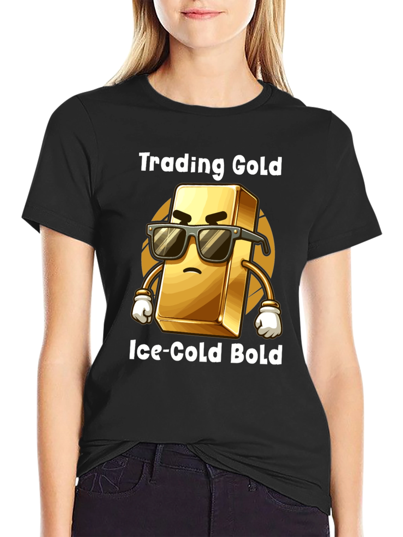 Trading Gold Tee - Ice-Cold Bold Style